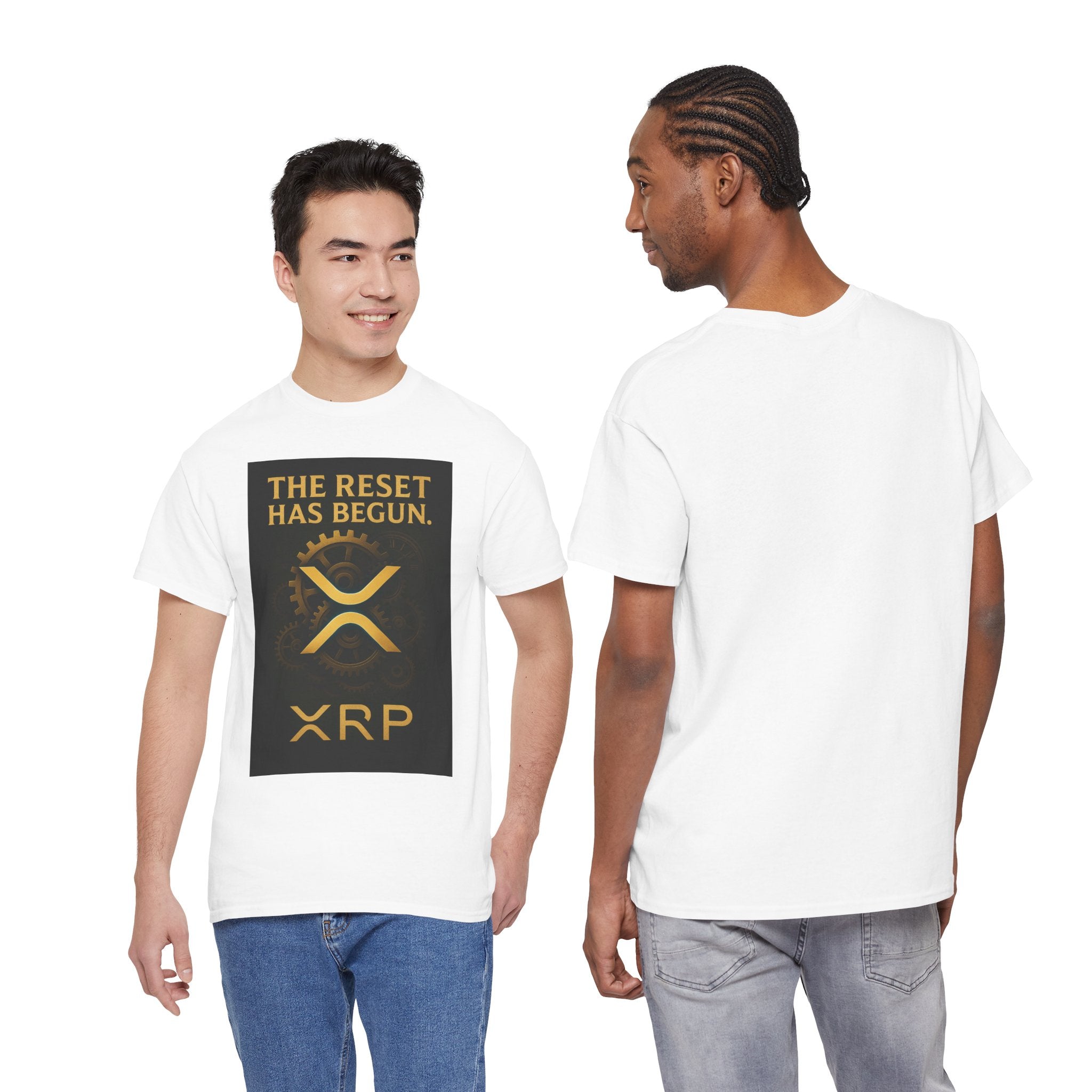 XRP Crypto Tee — "The Reset Has Begun" Bitcoin Alternative Shirt