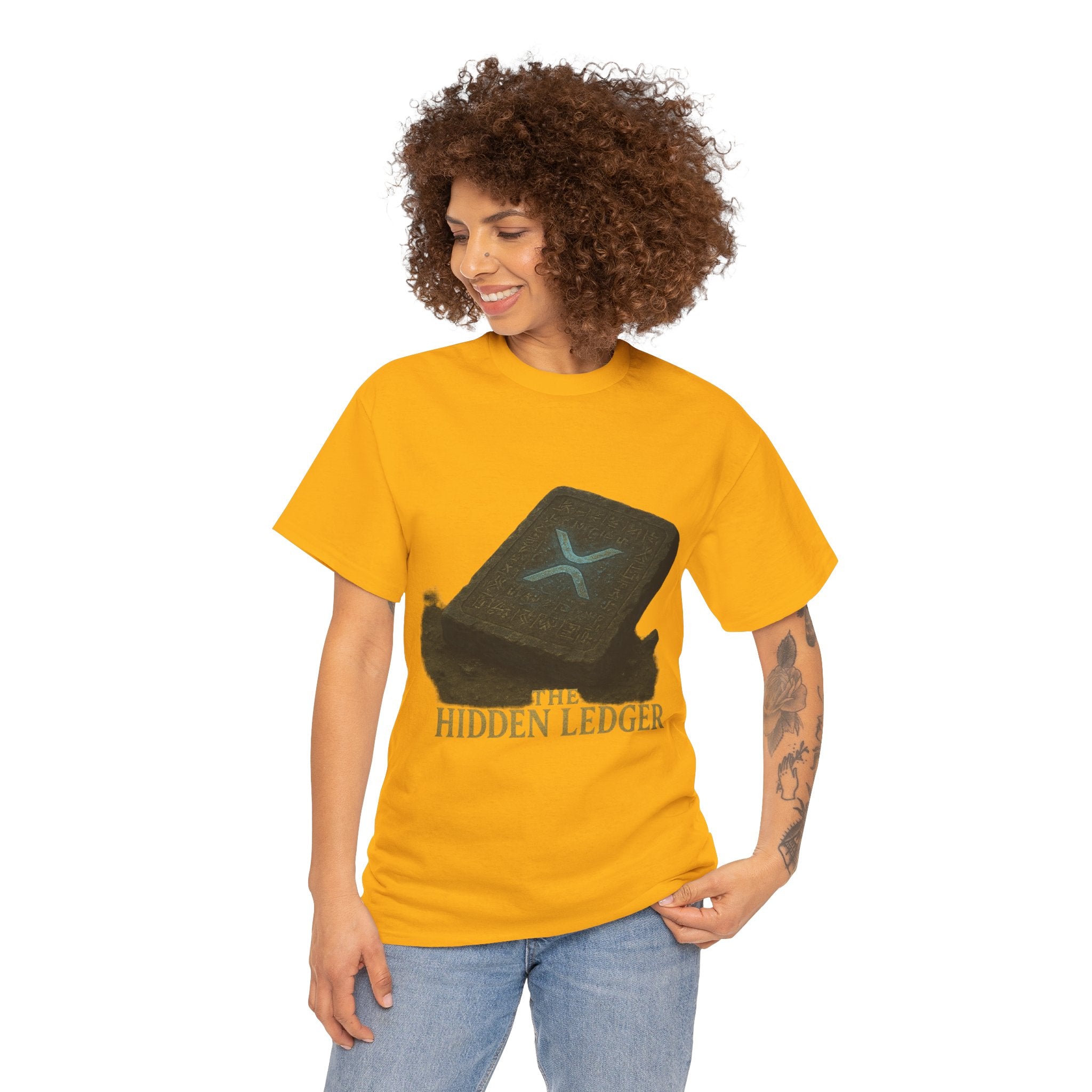T-Shirt — "The Hidden Ledger" Crypto XRP Wallet Graphic Tee