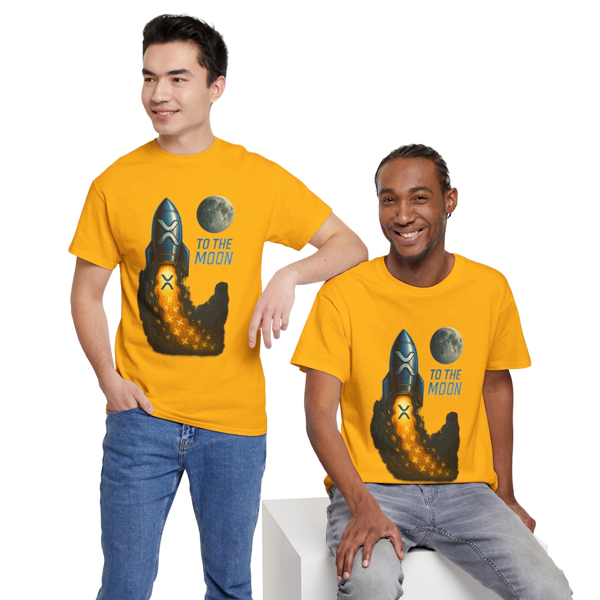 Rocket 'To the Moon' T-Shirt - Space Exploration Graphic Tee