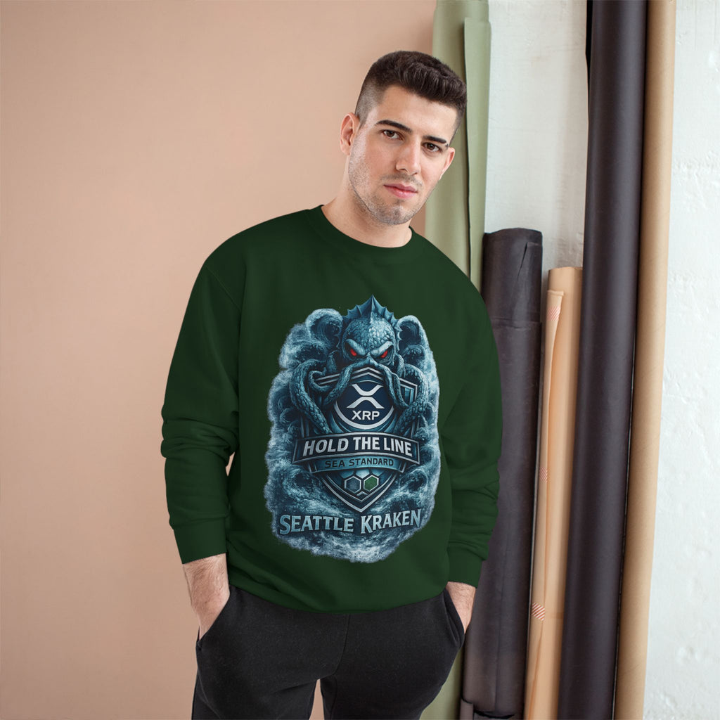 Seattle Kraken Sweatshirt — "Hold The Line" Nautical Graphic Crewneck