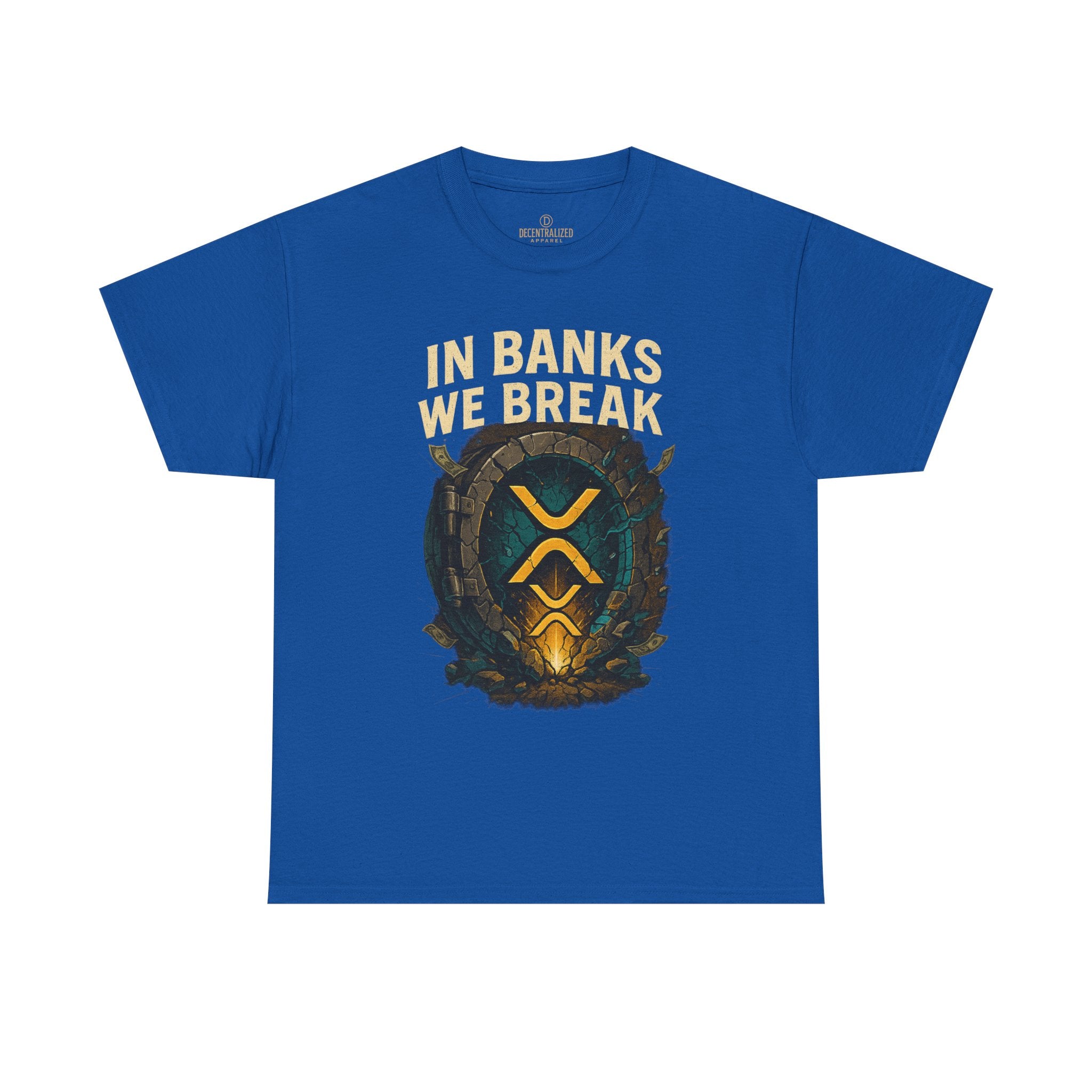 In Banks We Break XRP Crypto Graphic Tee