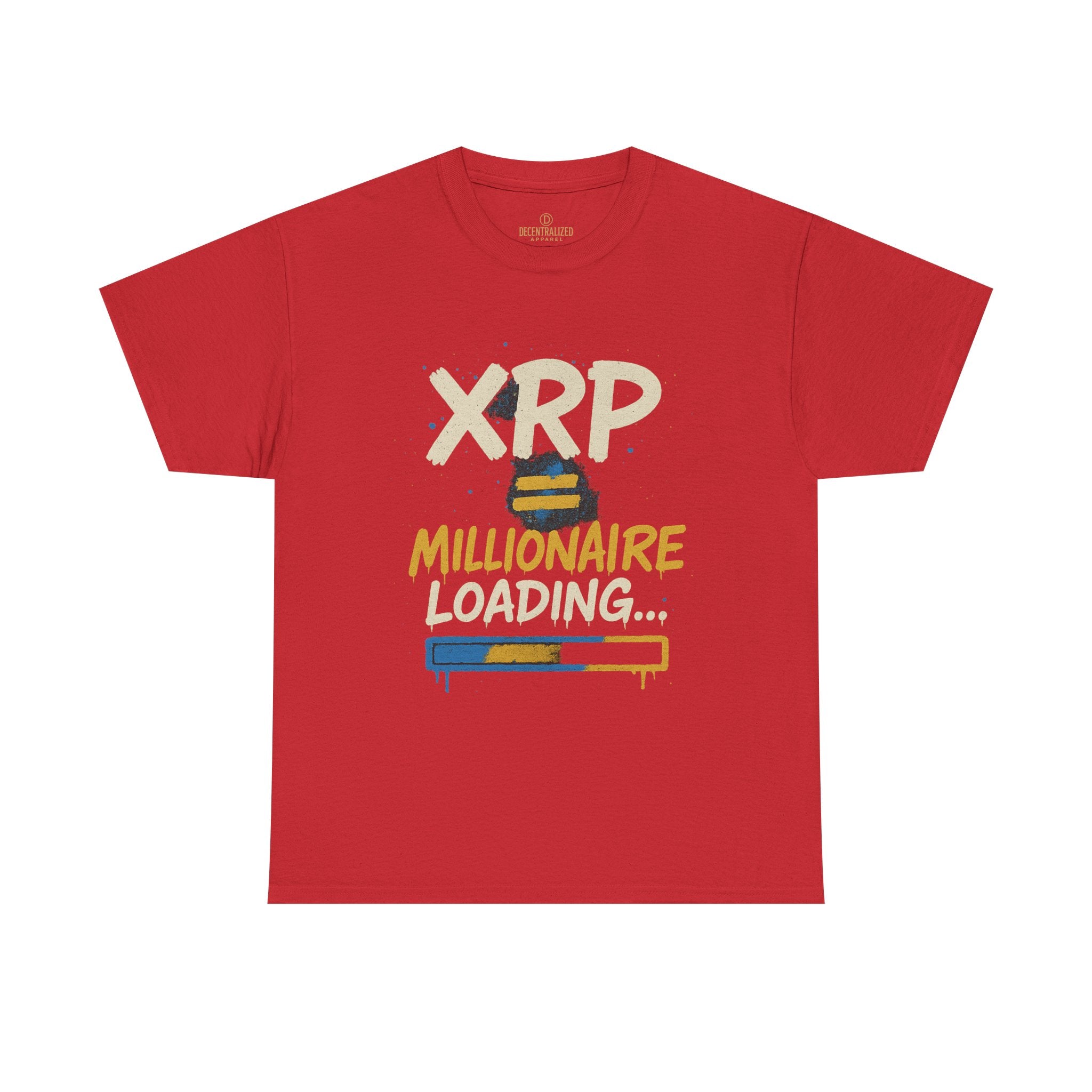 XRP Millionaire Loading T-Shirt — Crypto Investor Progress Tee