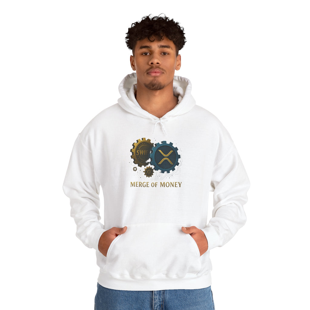 Merge of Money Hoodie — Financial Gears Graphic Pullover