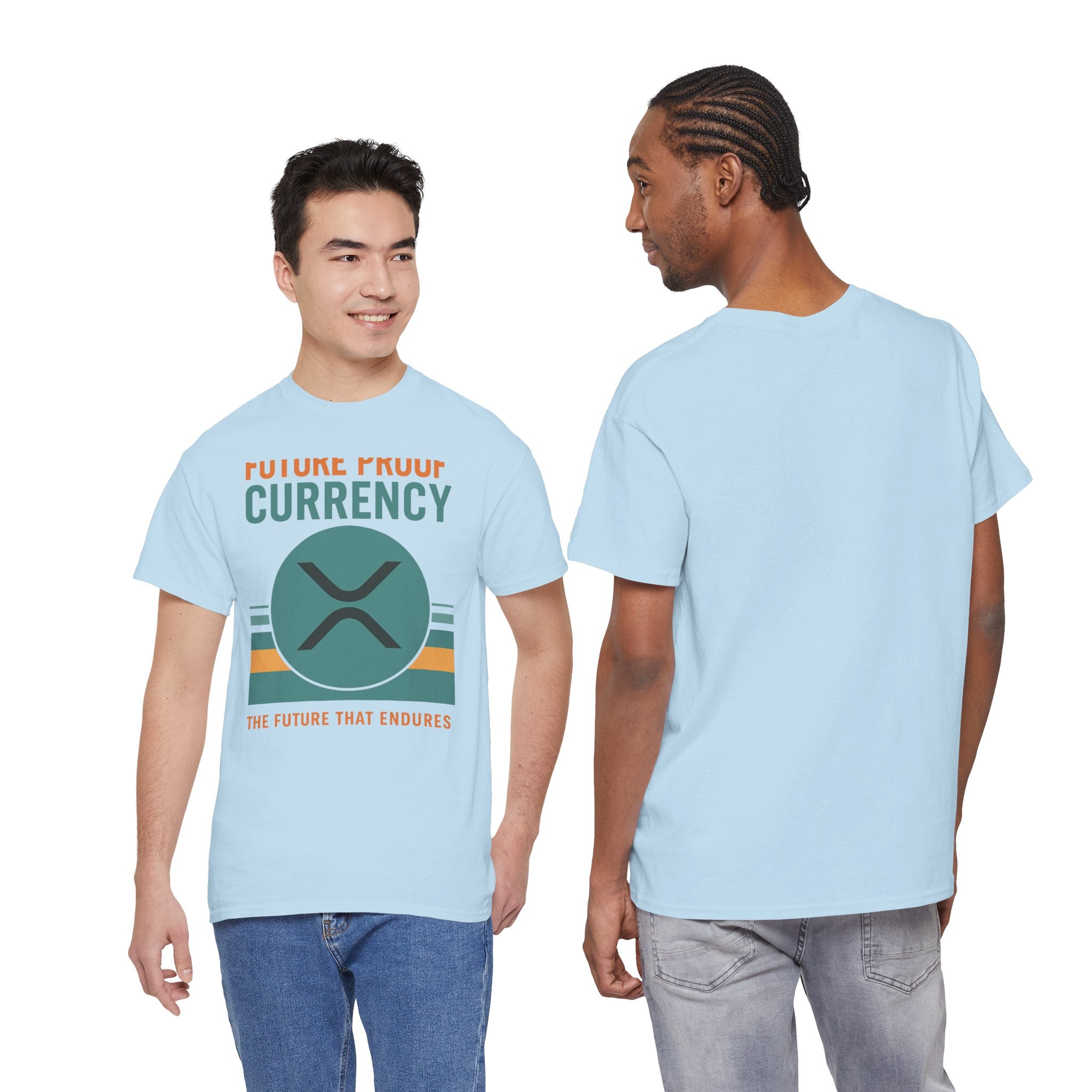 RIPPLE XRP 'Future Proof Currency' Graphic Tee — Crypto Retro Logo Shirt