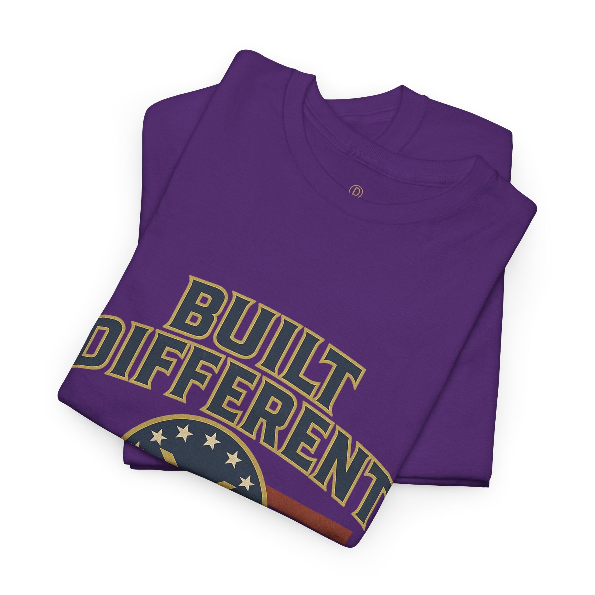 Built Different Since 2012 T-Shirt — American Flag Vintage Crew Tee