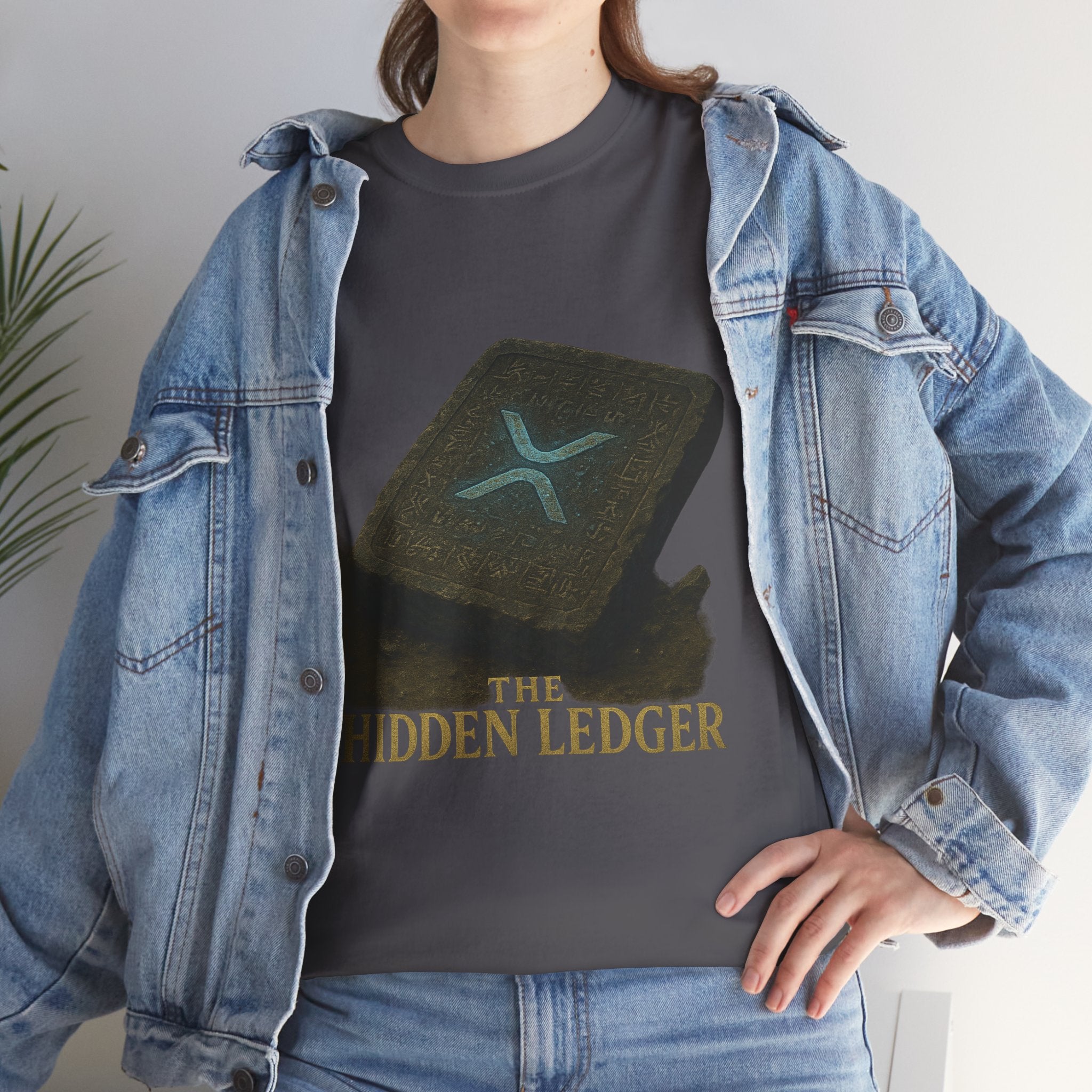 T-Shirt — "The Hidden Ledger" Crypto XRP Wallet Graphic Tee