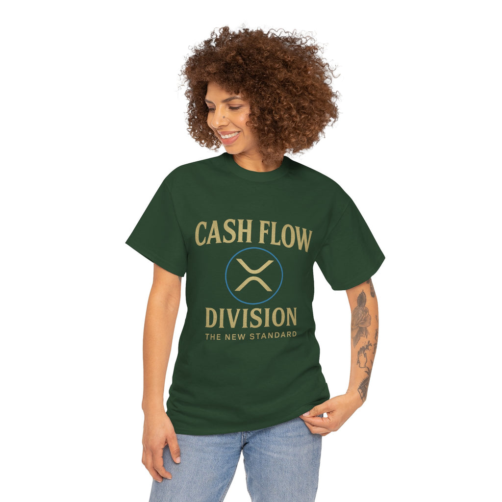 Cash Flow Division Tee — "The New Standard" Graphic T-Shirt