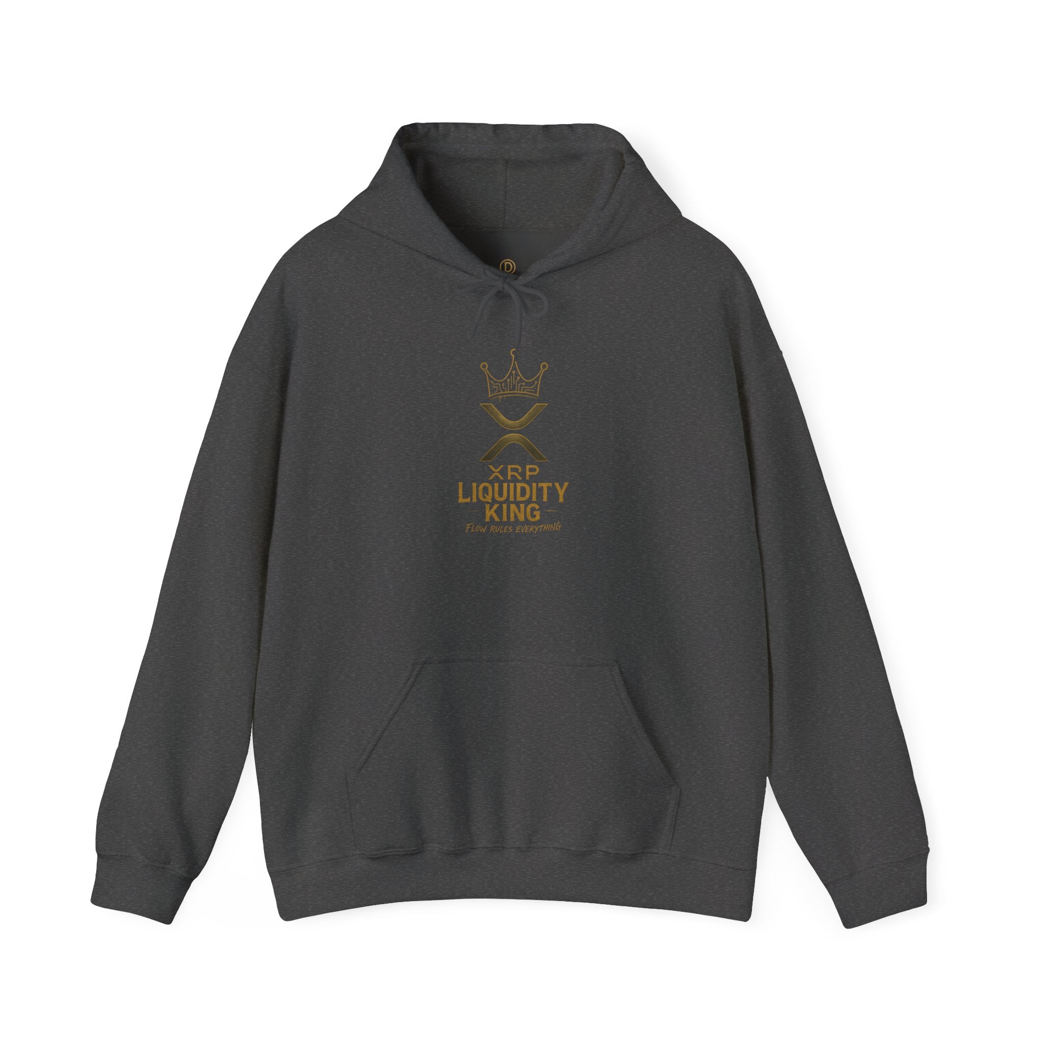 XRP Liquidity King Hoodie — Crypto Logo Pullover for Traders & Investors