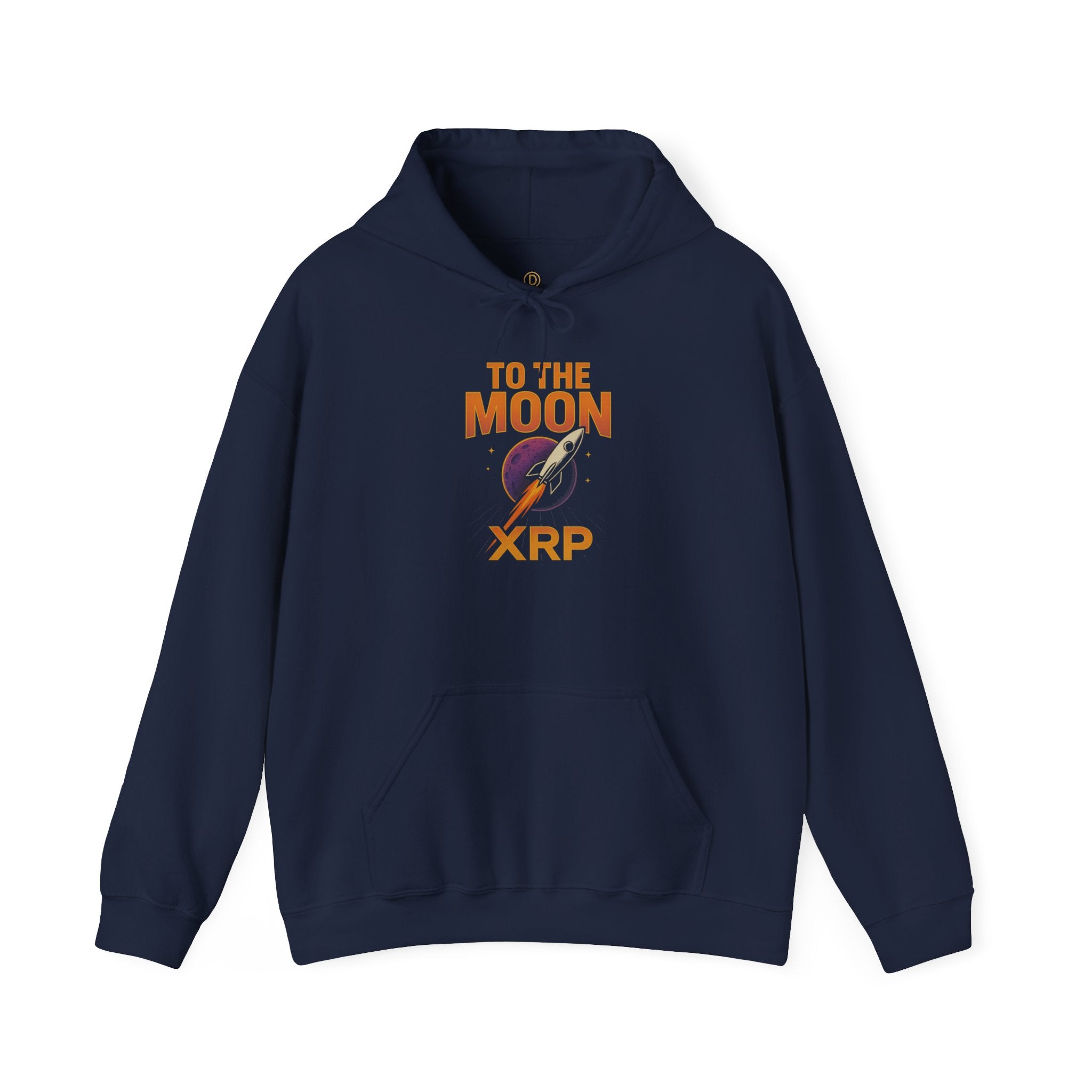 XRP To The Moon Hoodie — Crypto Investor Graphic Sweatshirt