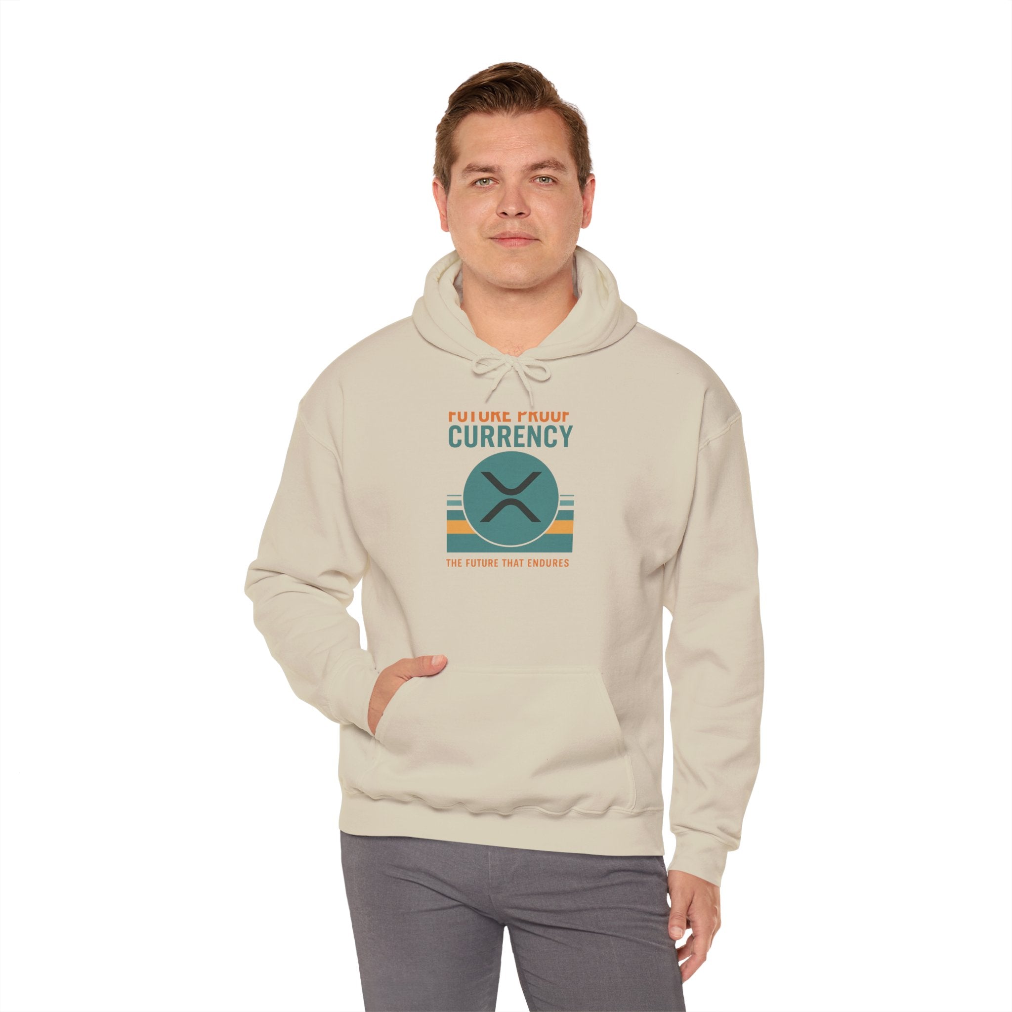 Ripple Crypto Hoodie – “Future Proof Currency” Retro Logo Sweatshirt