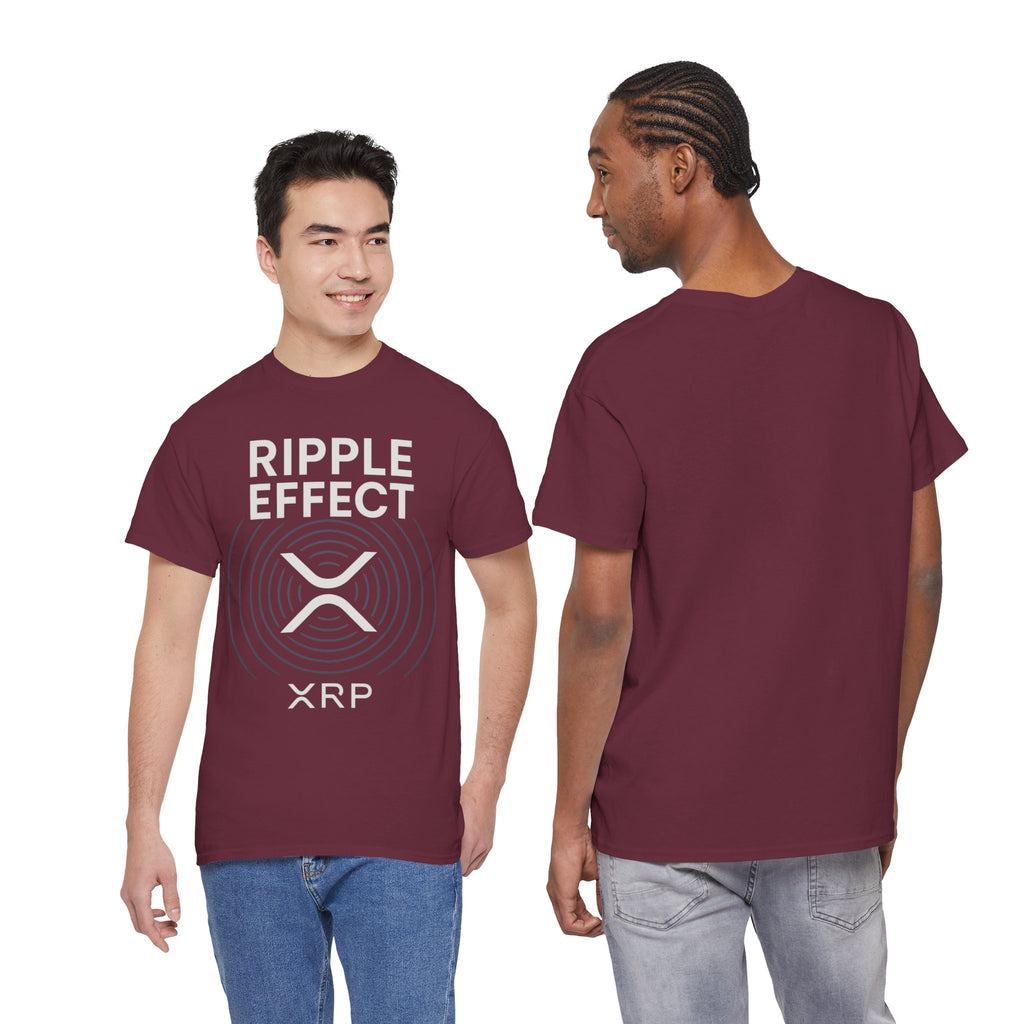 Ripple Effect XRP Tee — Minimal Cryptocurrency Logo T-Shirt