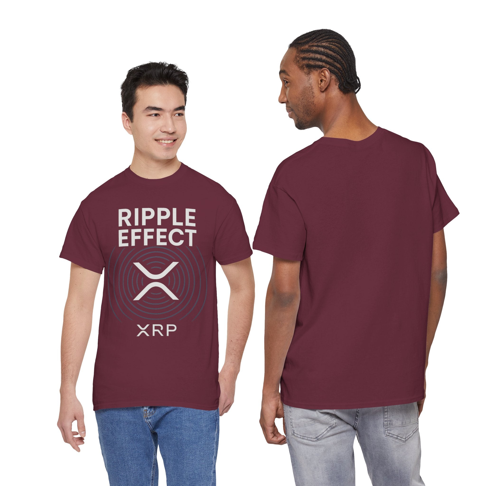 Ripple Effect XRP Tee — Minimal Cryptocurrency Logo T-Shirt
