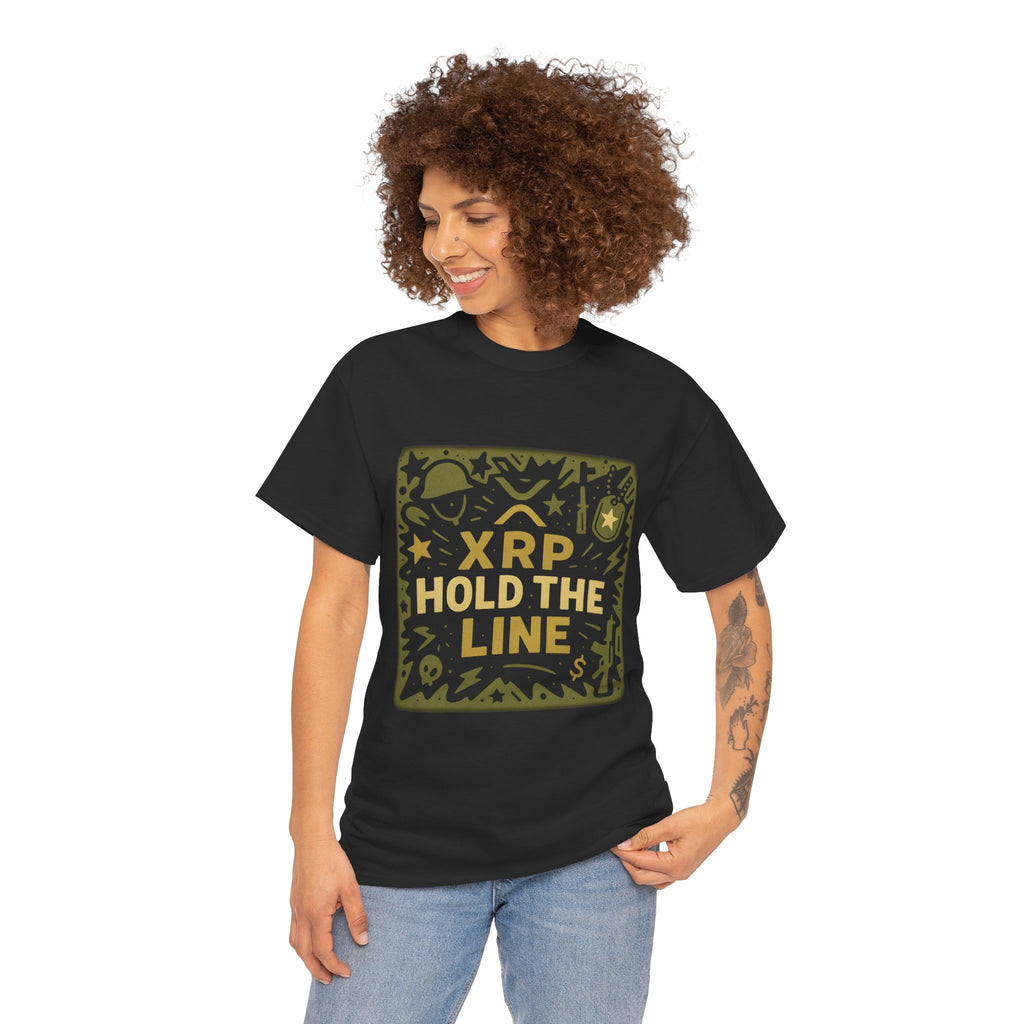 T-Shirt — XRP Hold The Line Crypto Graphic Tee