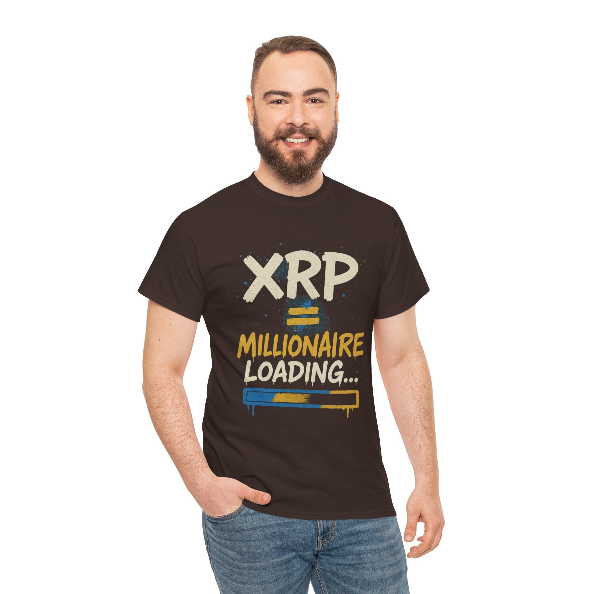 XRP Millionaire Loading T-Shirt — Crypto Investor Progress Tee