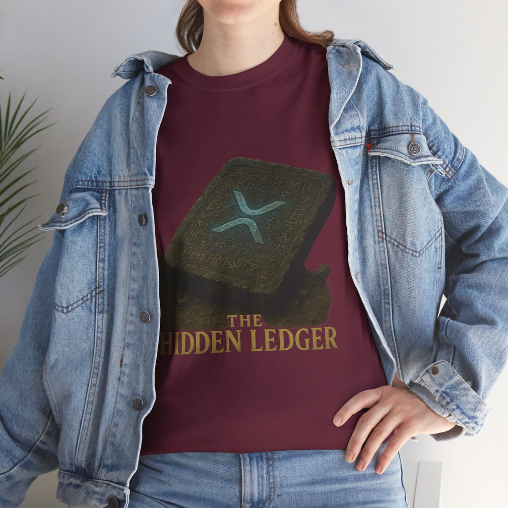 T-Shirt — "The Hidden Ledger" Crypto XRP Wallet Graphic Tee