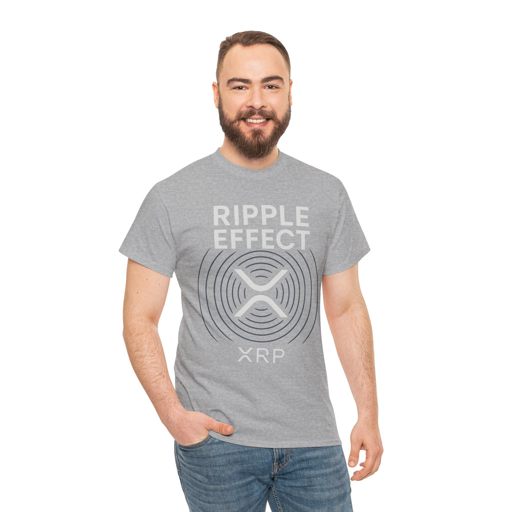 Ripple Effect XRP Tee — Minimal Cryptocurrency Logo T-Shirt
