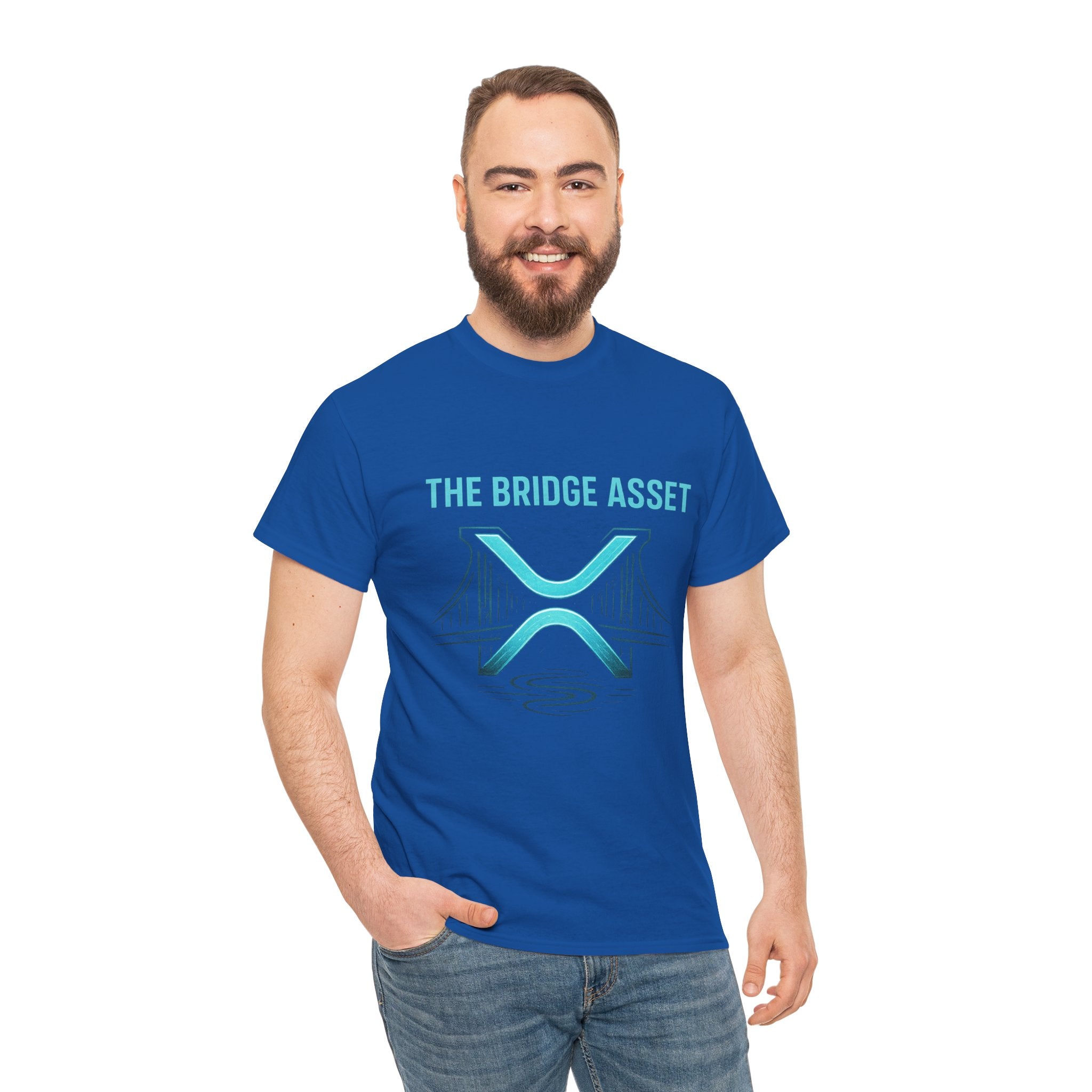 XRP 'The Bridge Asset' Graphic Tee — Crypto Ripple Logo Shirt