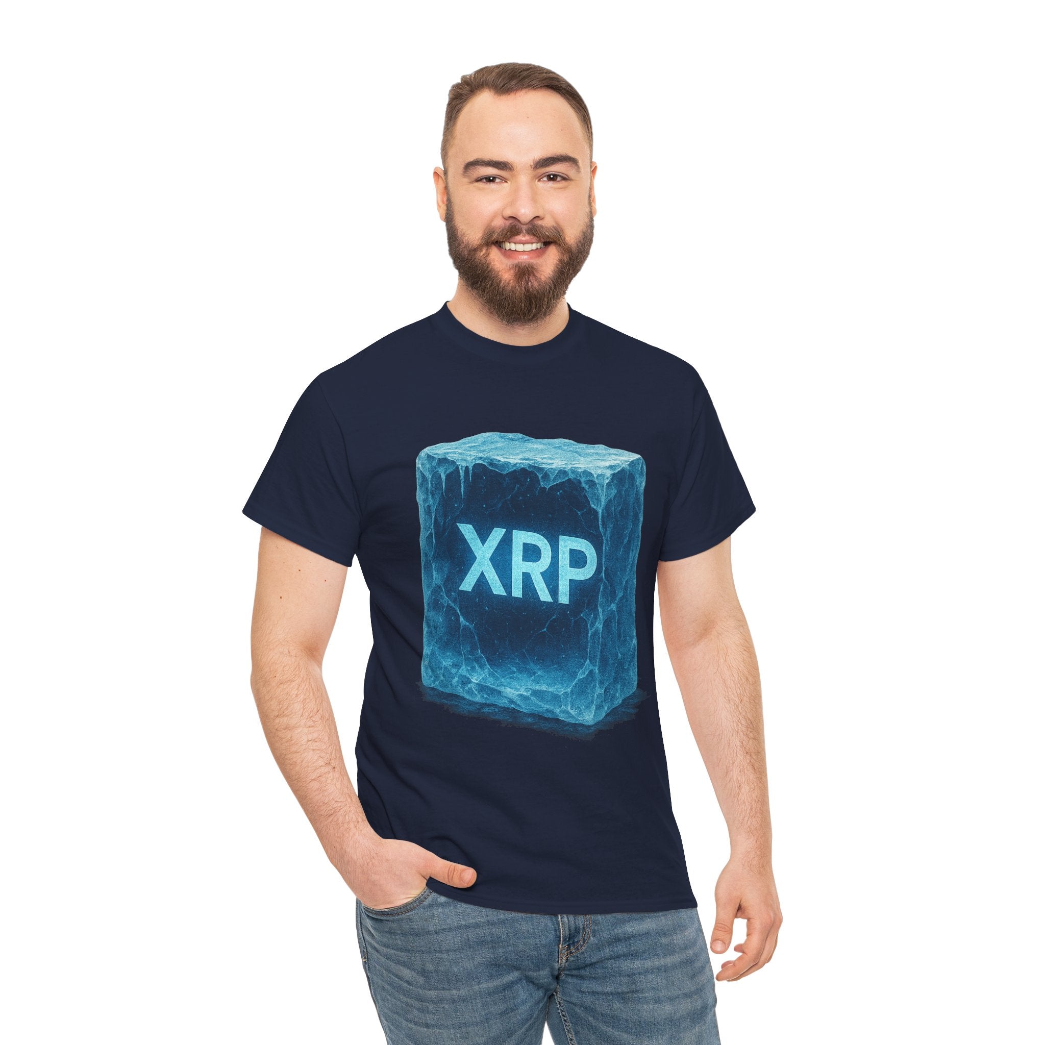 XRP Ice Block Tee — Crypto Ripple Logo T-Shirt
