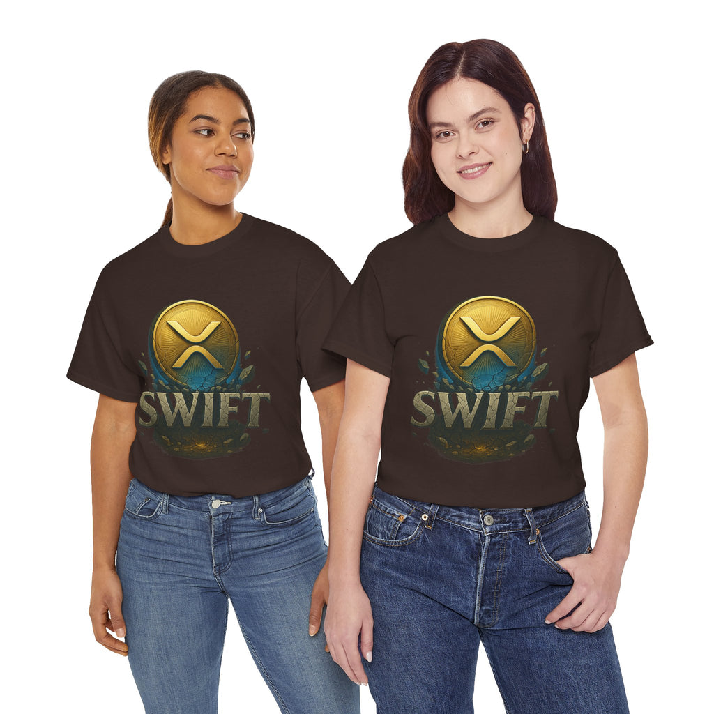 XRP Swift Cryptocurrency T‑Shirt — Ripple Coin Logo Graphic Tee