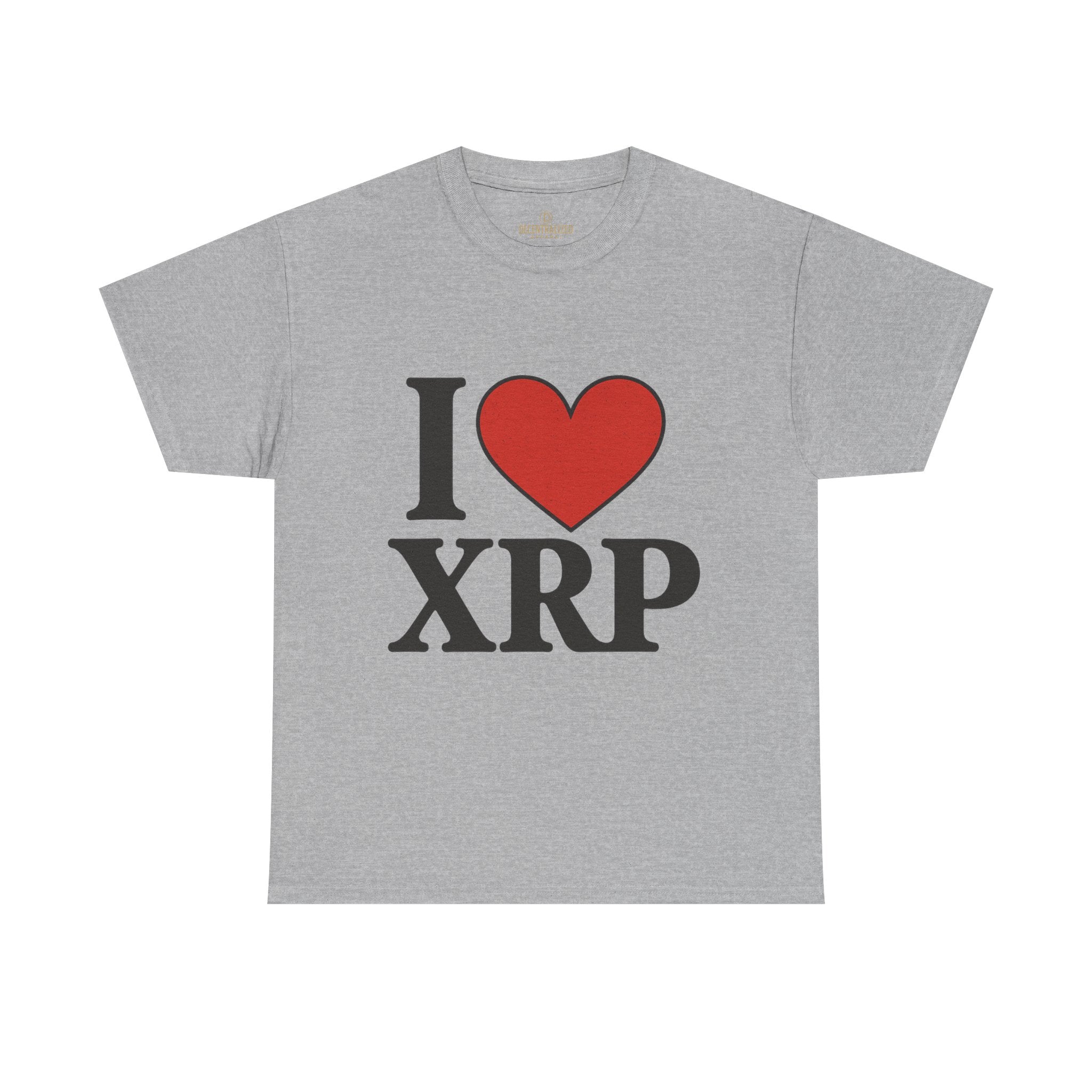 I  XRP T-Shirt — Crypto Enthusiast Ripple Tee