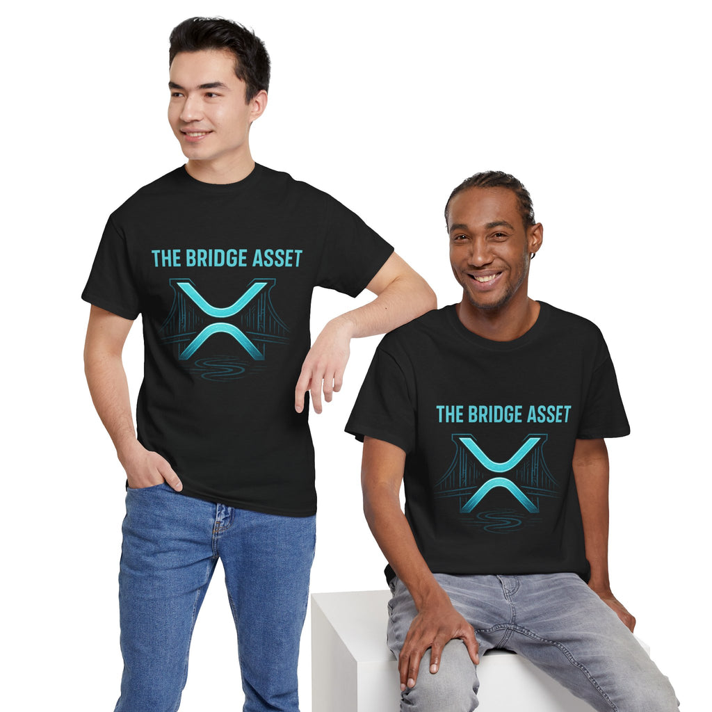 XRP 'The Bridge Asset' Graphic Tee — Crypto Ripple Logo Shirt