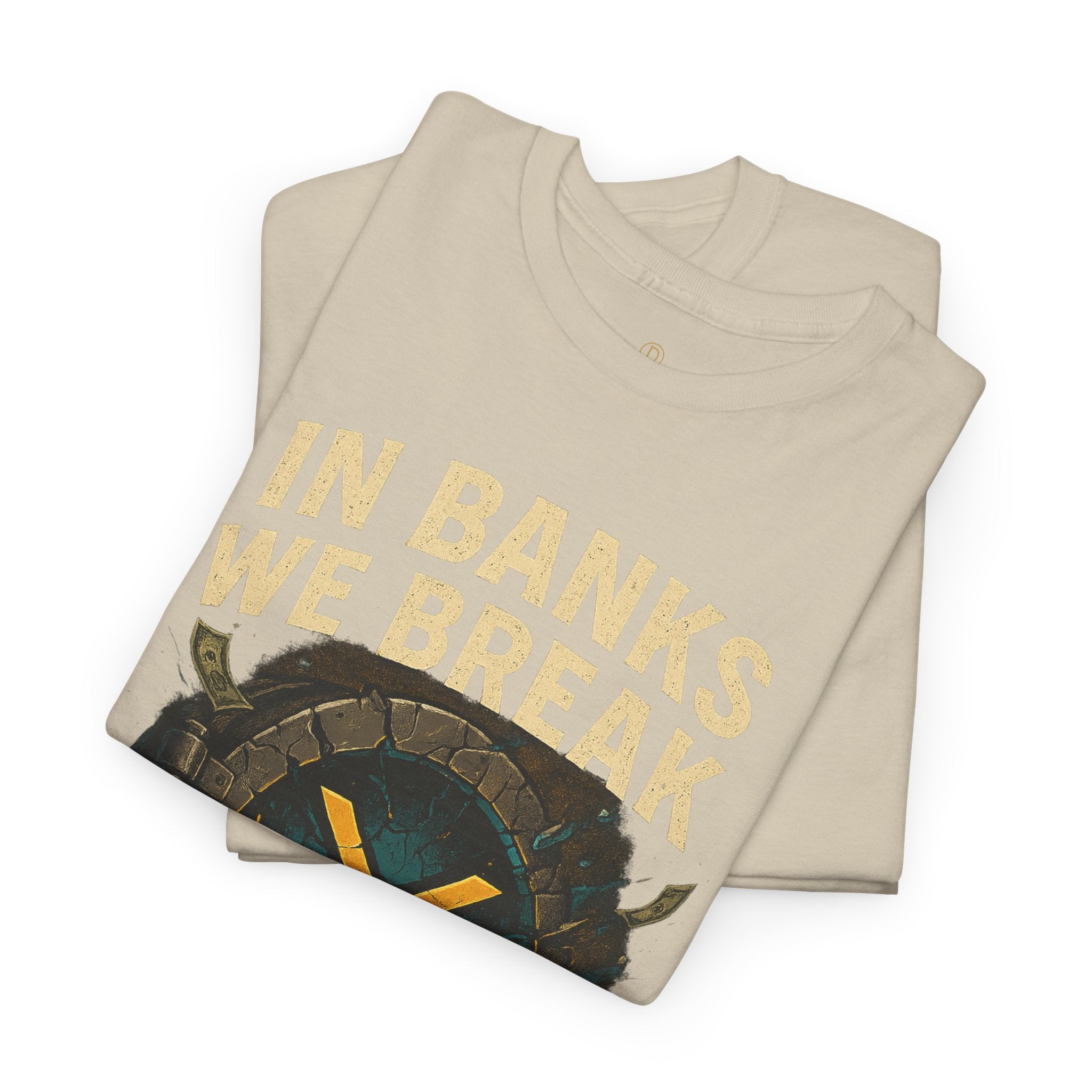 In Banks We Break XRP Crypto Graphic Tee
