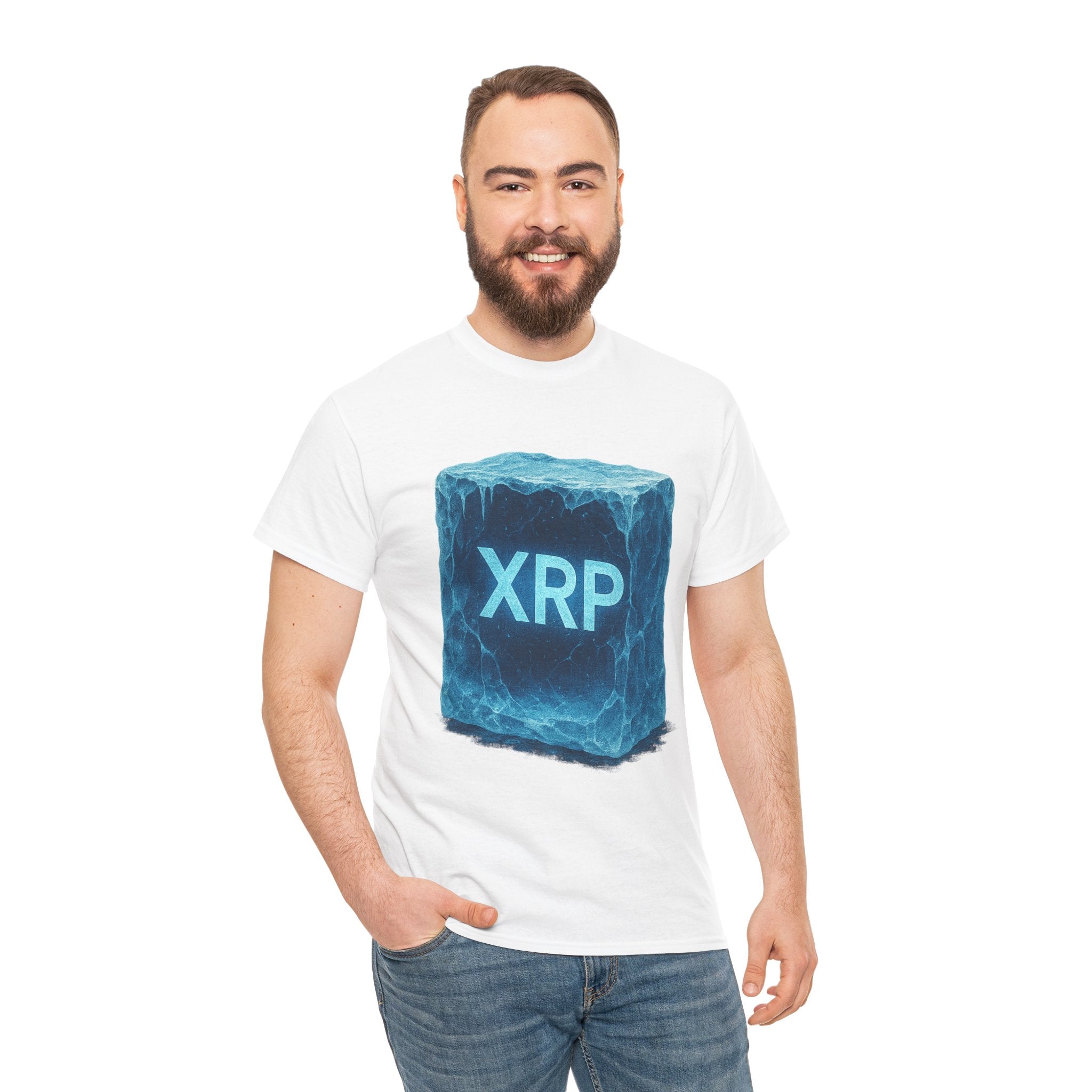 XRP Ice Block Tee — Crypto Ripple Logo T-Shirt