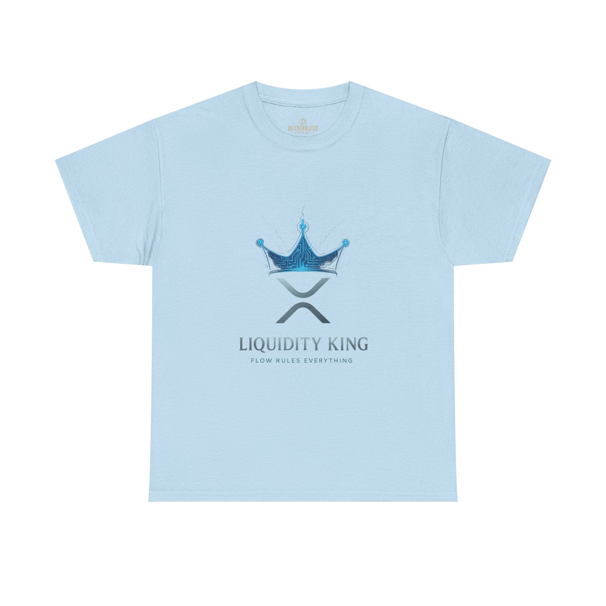 RIPPLE Liquidity King T-Shirt — Crypto XRP Crown Tee