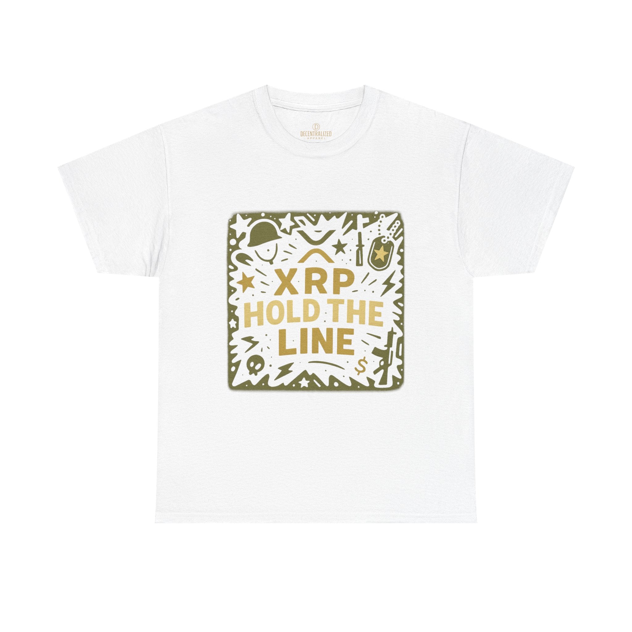 T-Shirt — XRP Hold The Line Crypto Graphic Tee
