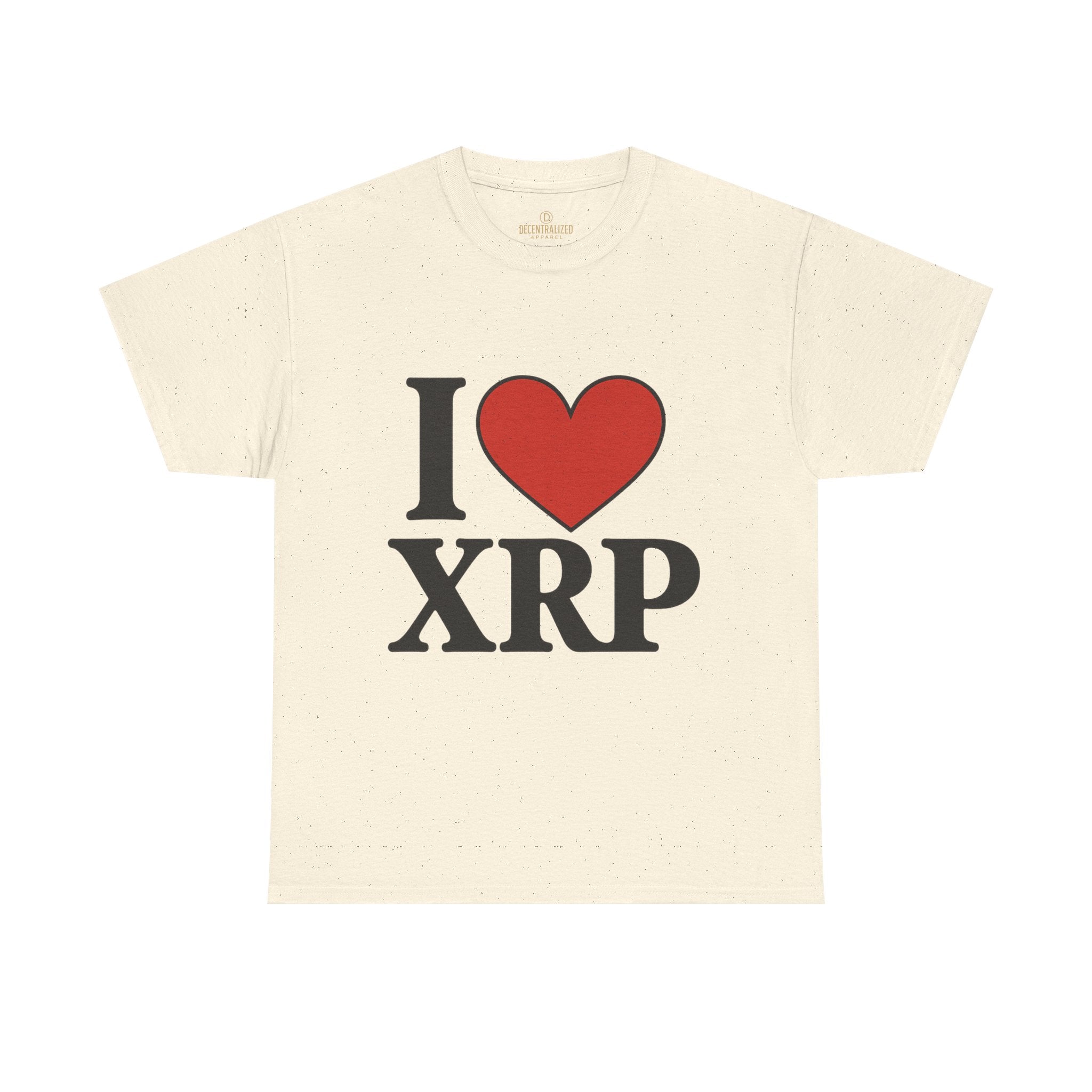 I  XRP T-Shirt — Crypto Enthusiast Ripple Tee