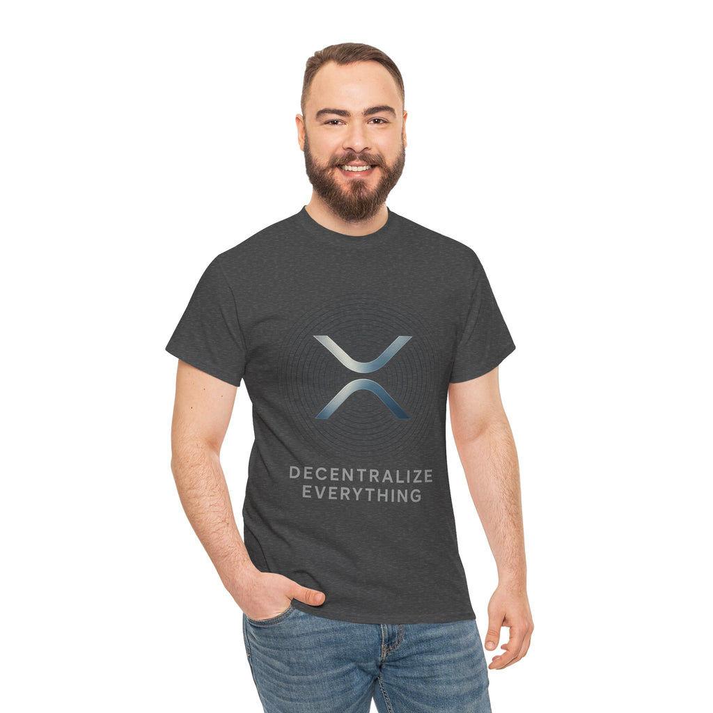 XRP 'Decentralize Everything' Tee - Crypto Logo T-Shirt