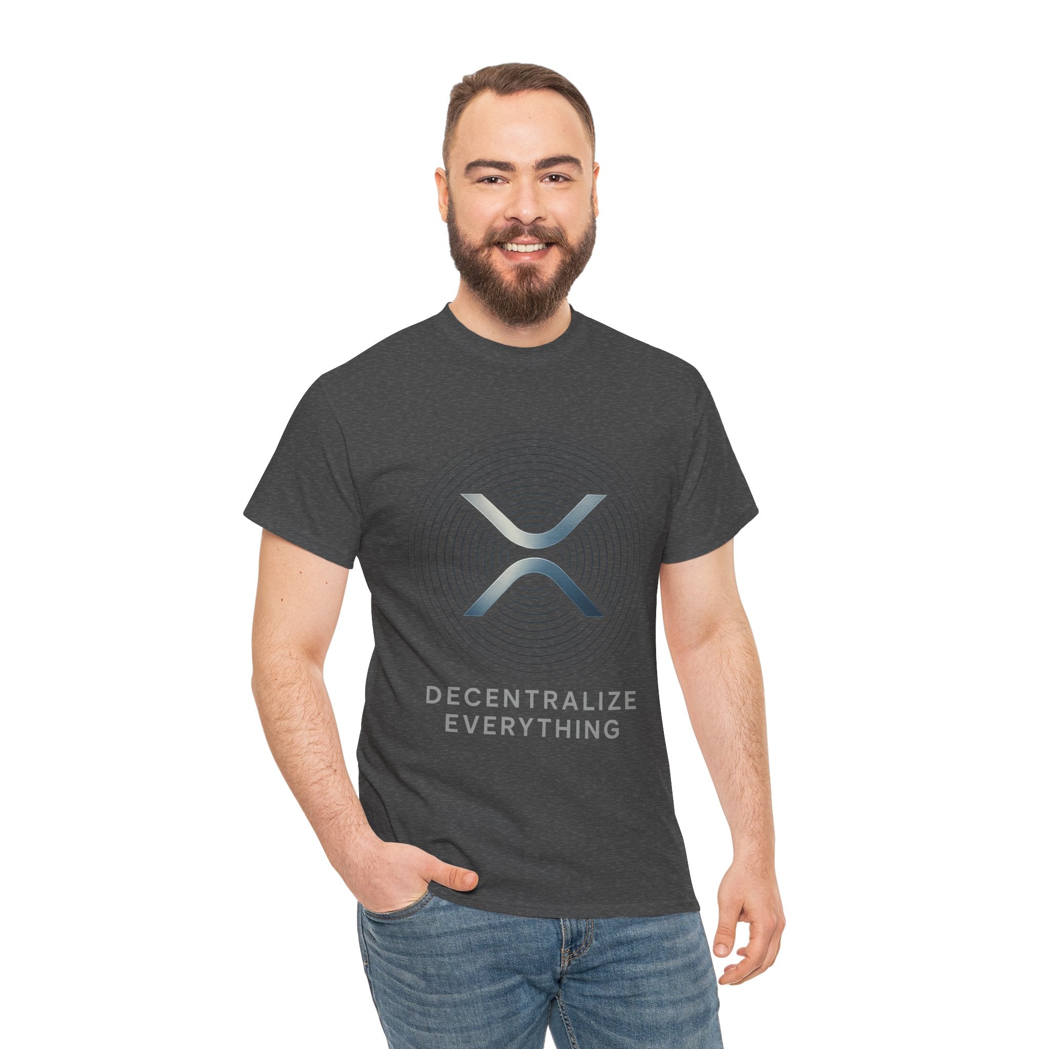XRP 'Decentralize Everything' Tee - Crypto Logo T-Shirt