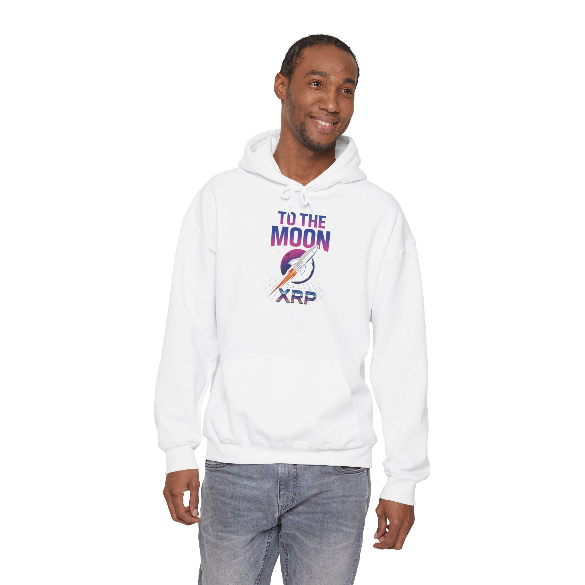 XRP To The Moon Hoodie – Crypto Investor Sweatshirt