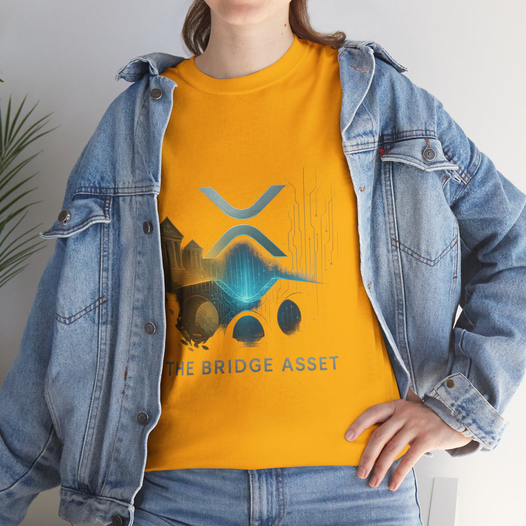 Ripple XRP Crypto Tee — 'The Bridge Asset' Logo T-Shirt