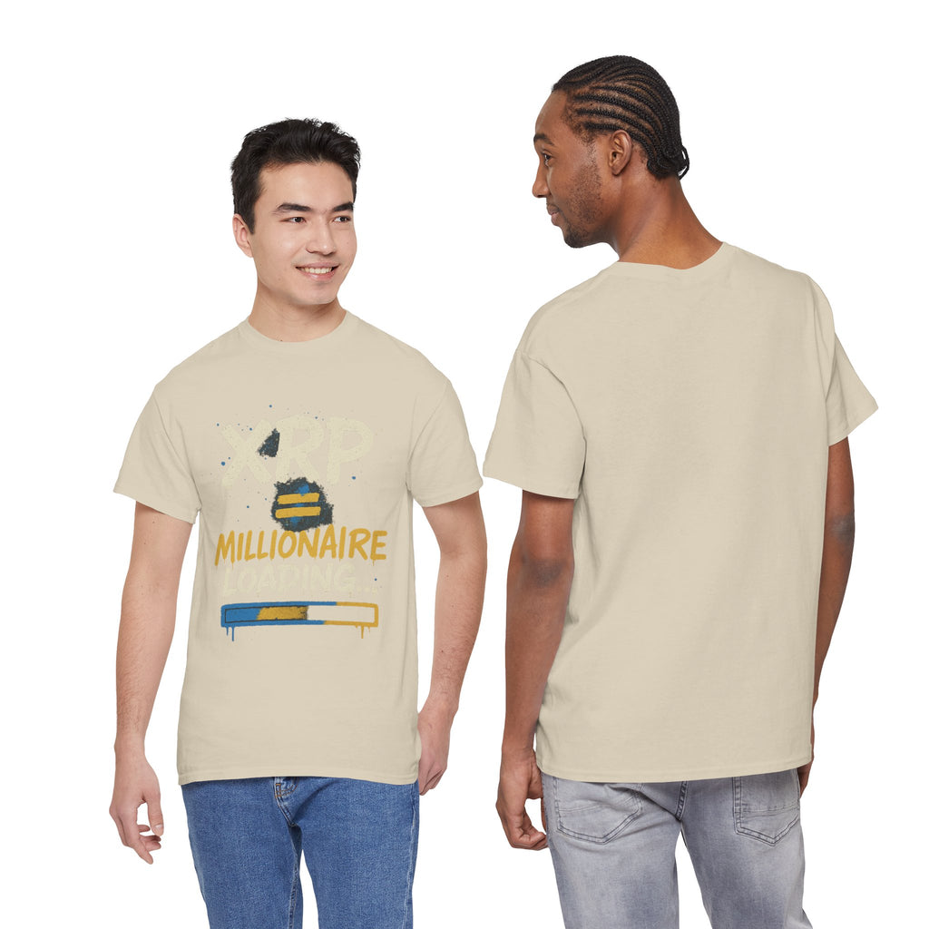 XRP Millionaire Loading T-Shirt — Crypto Investor Progress Tee