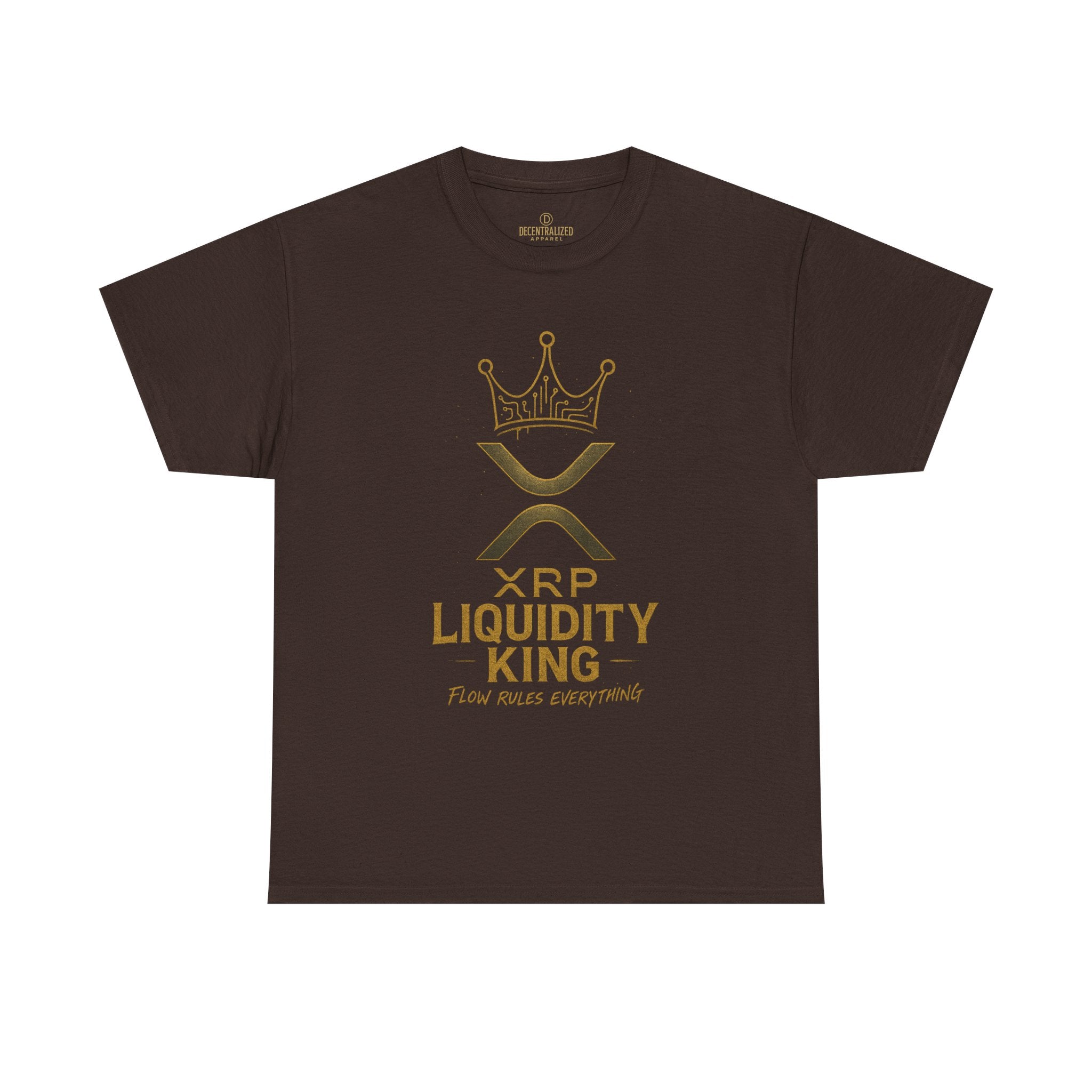 XRP Liquidity King Tee — Crypto Crown T-Shirt