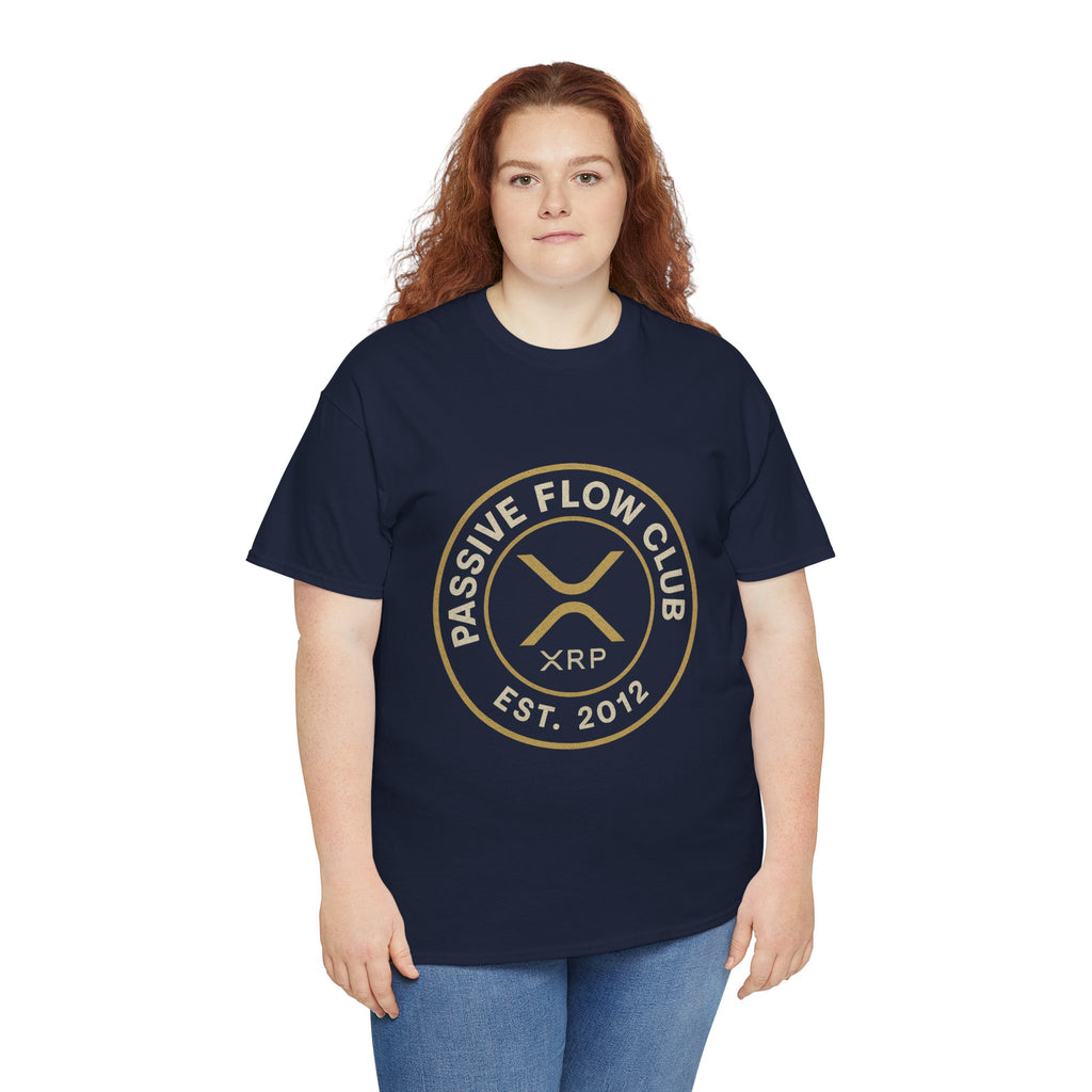 XRP Passive Flow Club T‑Shirt — Crypto Logo Tee (Est. 2012)