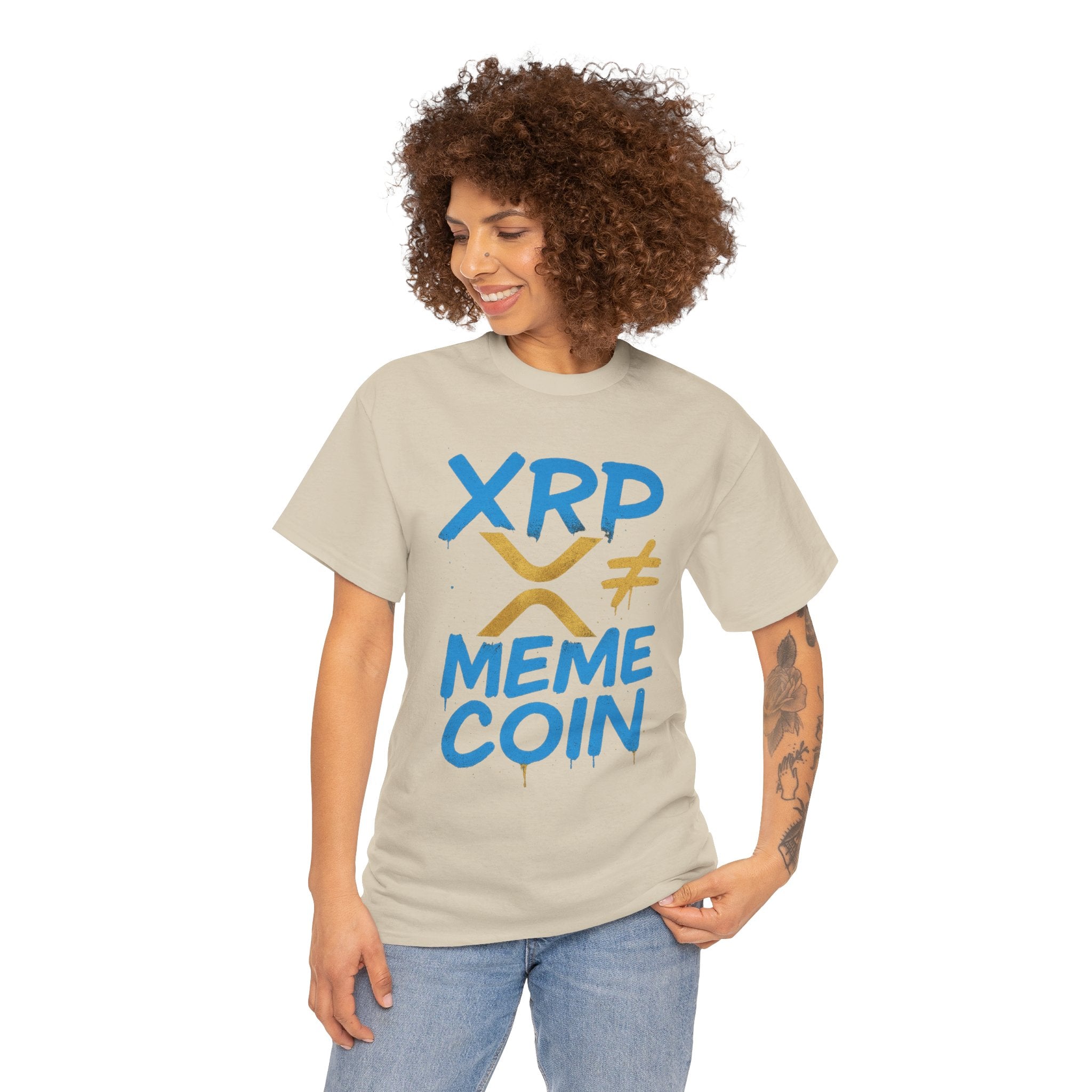 XRP ≠ Meme Coin T‑Shirt — Crypto Advocate Graphic Tee