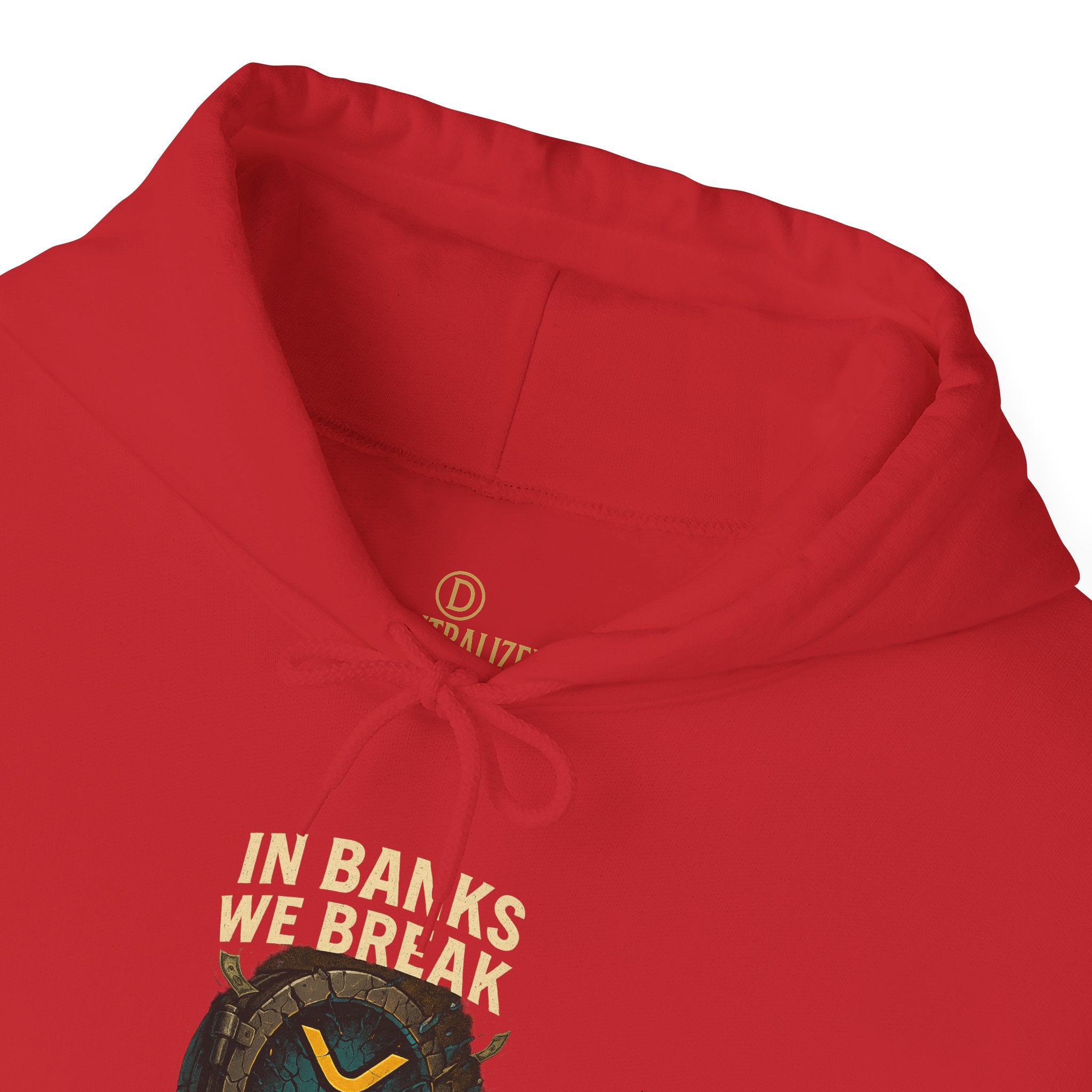 Hoodie — 'In Banks We Trust' Crest Pullover