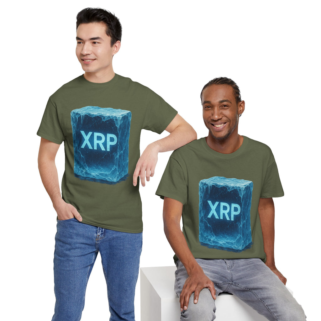 XRP Ice Block Tee — Crypto Ripple Logo T-Shirt