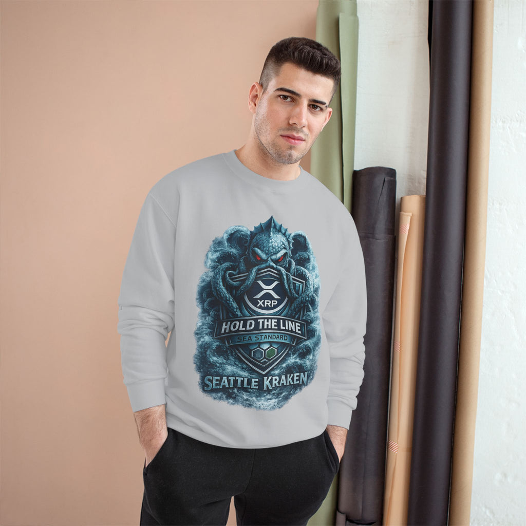 Seattle Kraken Sweatshirt — "Hold The Line" Nautical Graphic Crewneck