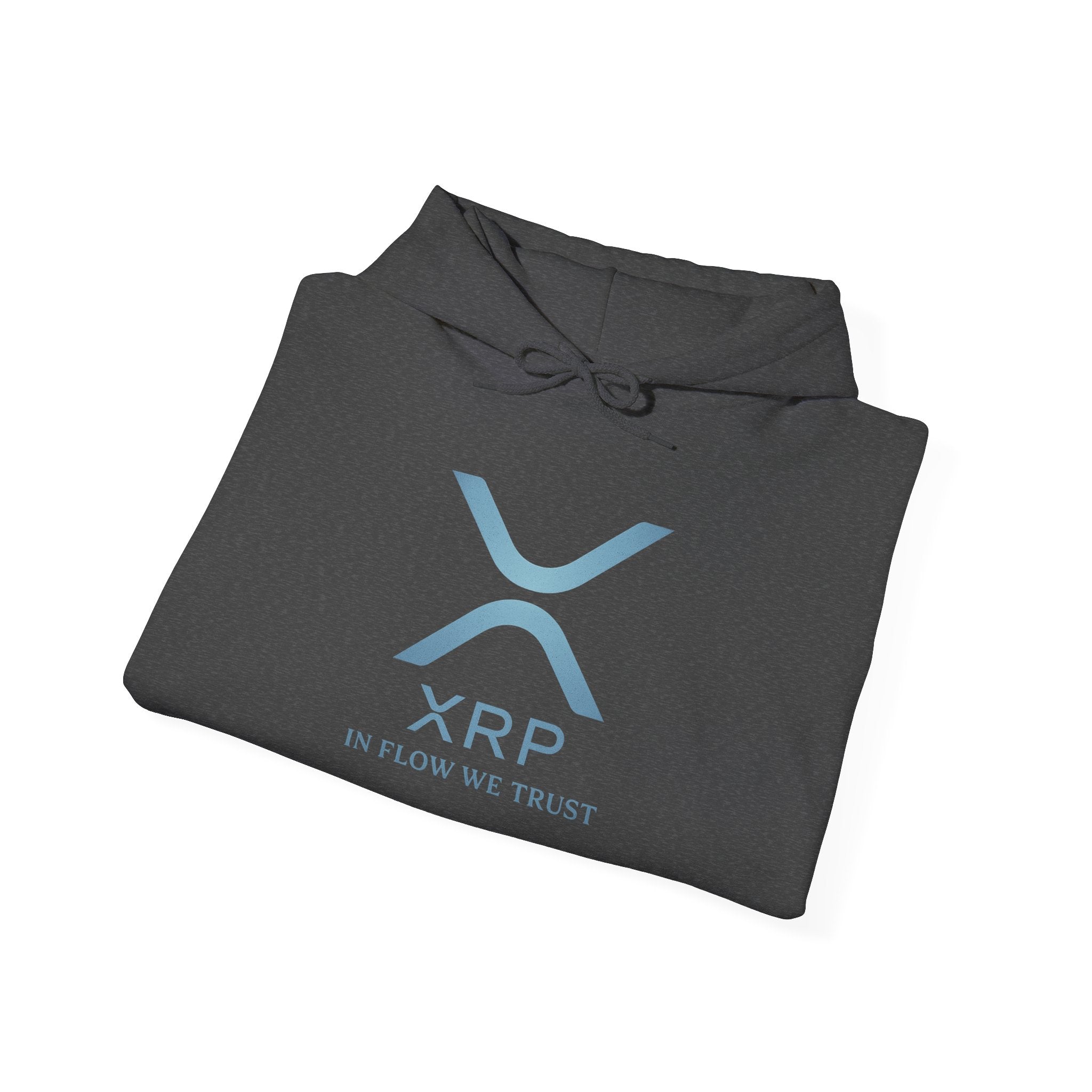 XRP Logo Hoodie – "In Flow We Trust" Crypto Sweatshirt
