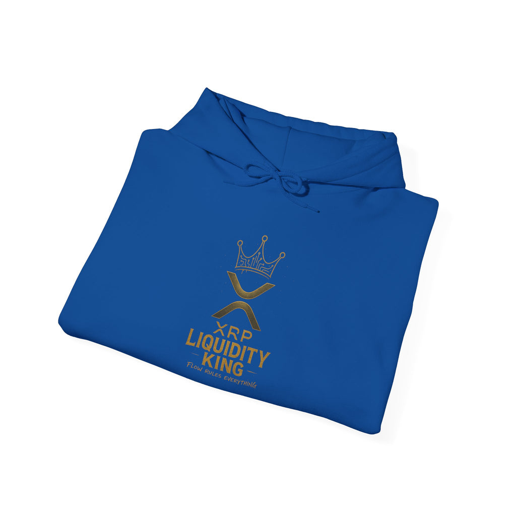 XRP Liquidity King Hoodie — Crypto Logo Pullover for Traders & Investors