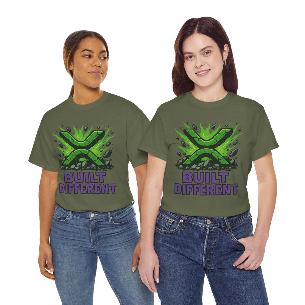 Built Different T-Shirt — Green Gamer Logo Tee