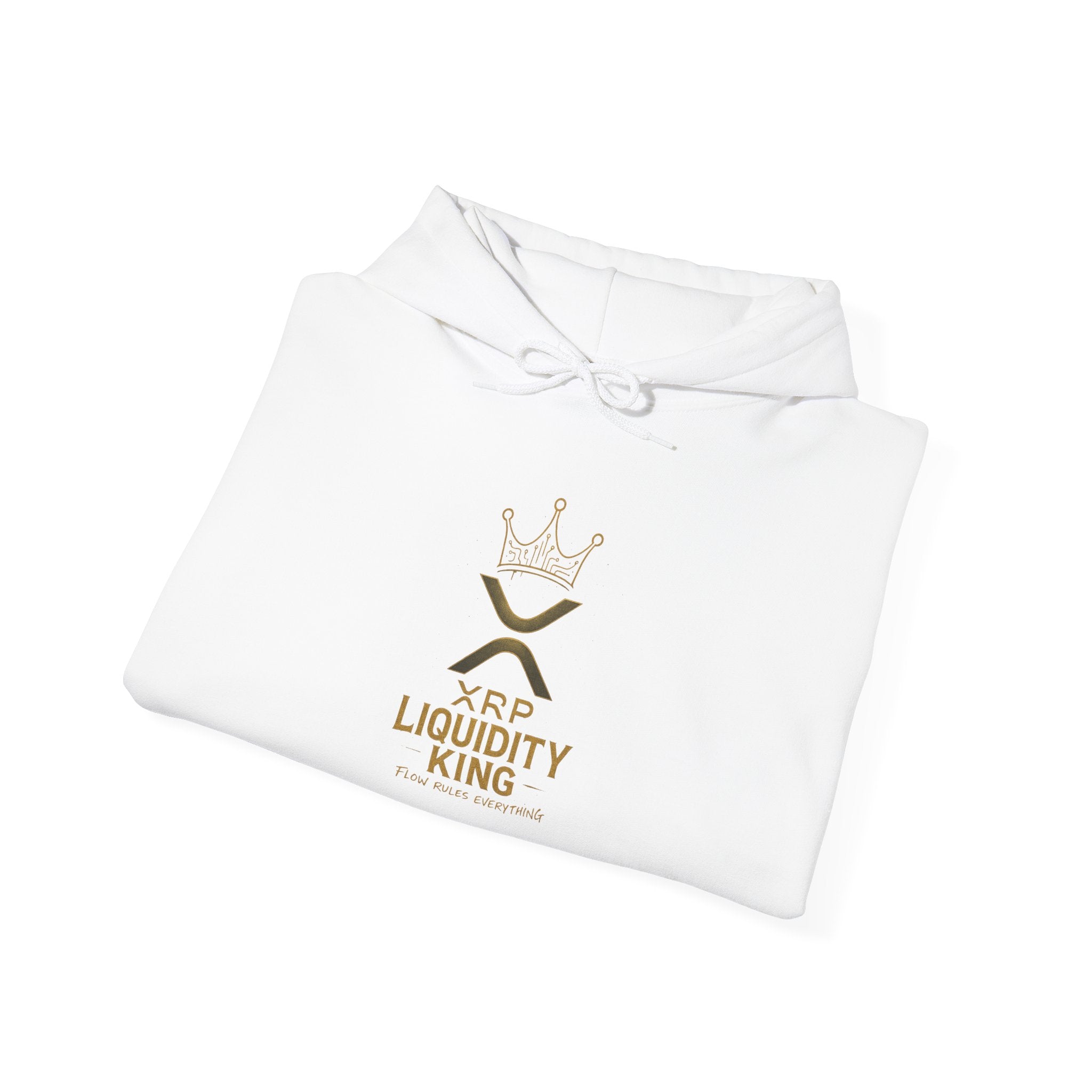 XRP Liquidity King Hoodie — Crypto Logo Pullover for Traders & Investors