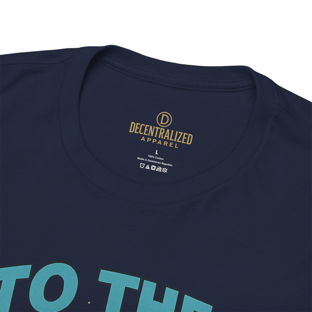 To The Moon Rocket T-Shirt — Space Graphic Tee for Crypto & Space Enthusiasts