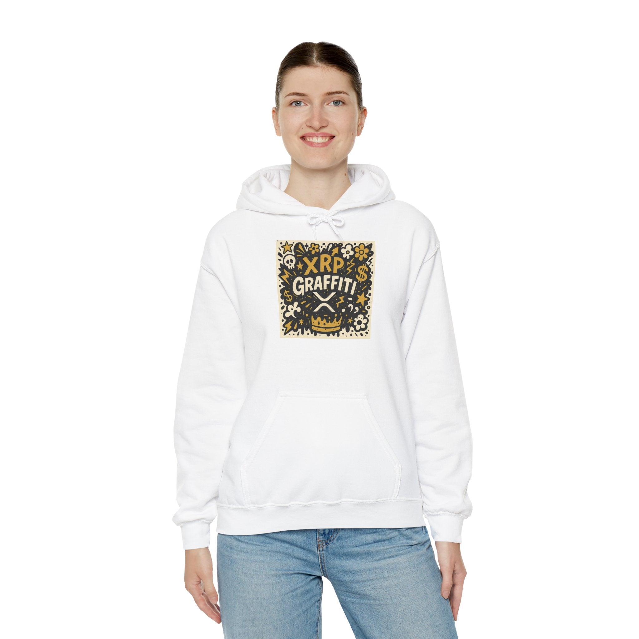 XRP Graffiti Hoodie – Street Art Crypto Sweatshirt