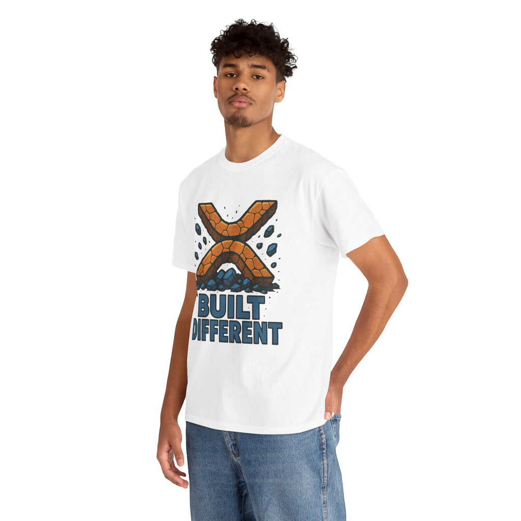Built Different T-Shirt — Rugged Crypto X Design Tee