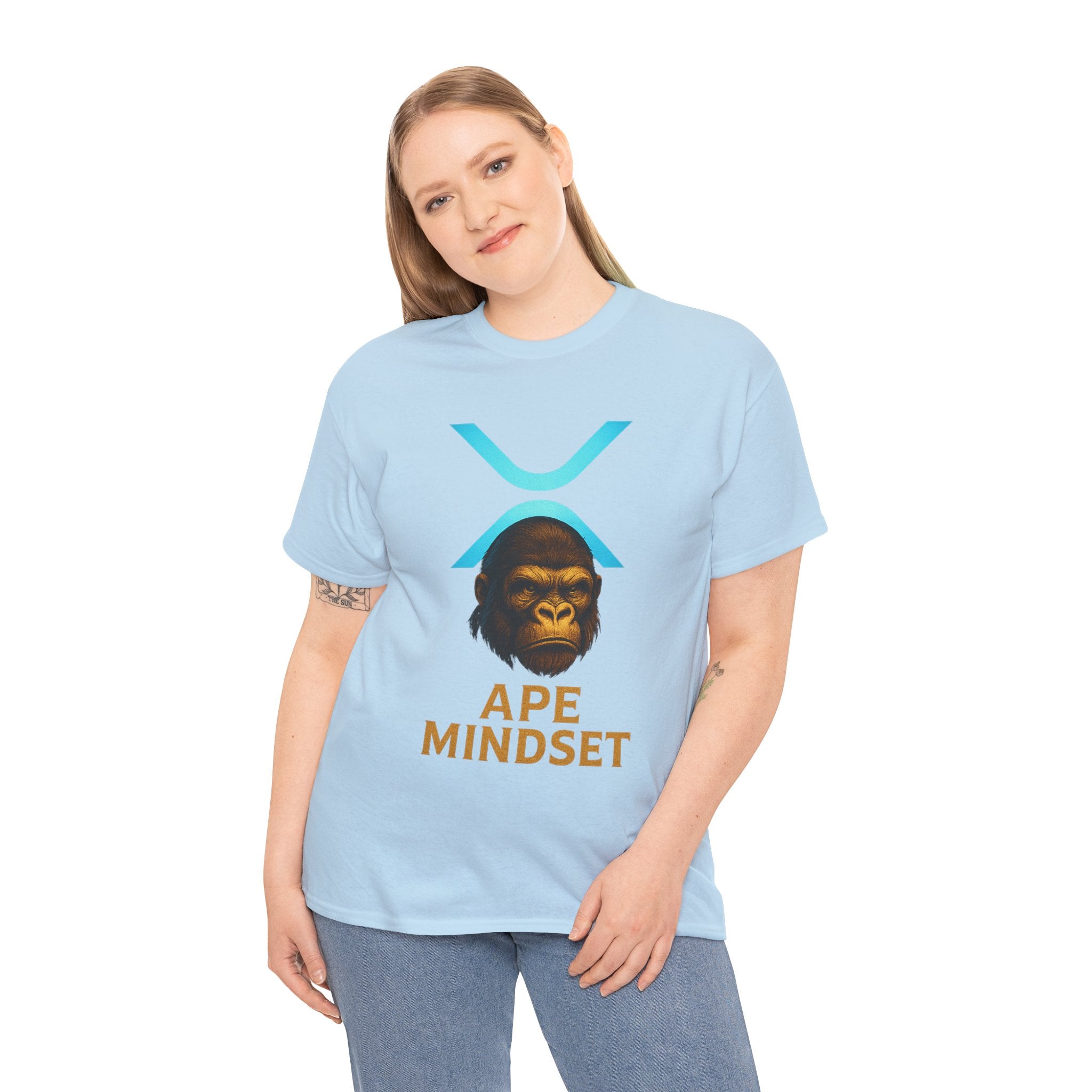 Ape Mindset T-Shirt — Crypto XRP Ape Graphic Tee