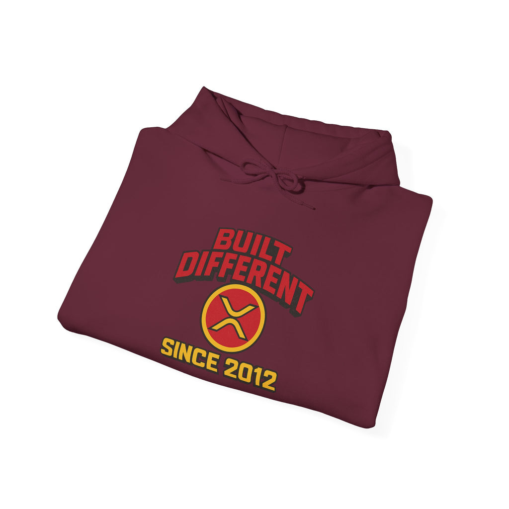 Built Different Hoodie - "Since 2012" Retro Logo Pullover